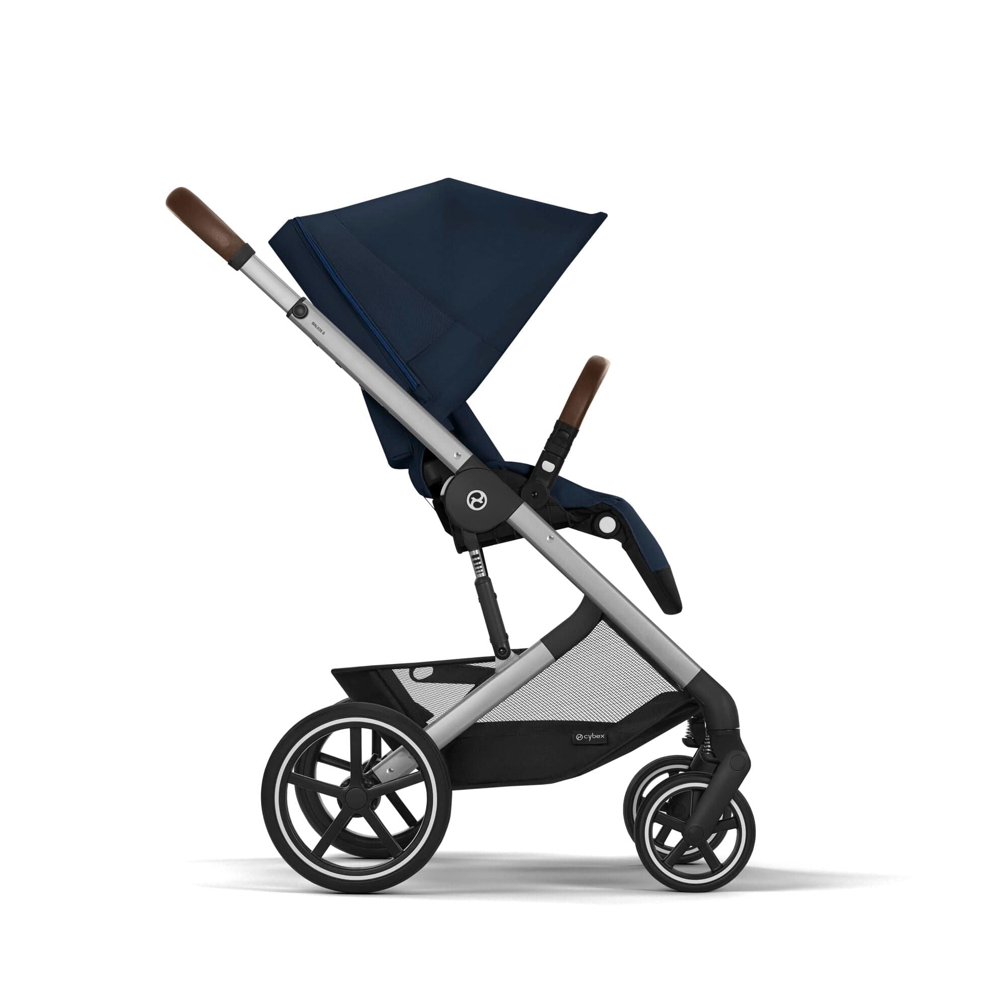 Cybex Balios S Lux Luxury Bundle in Silver/Ocean Blue Travel Systems