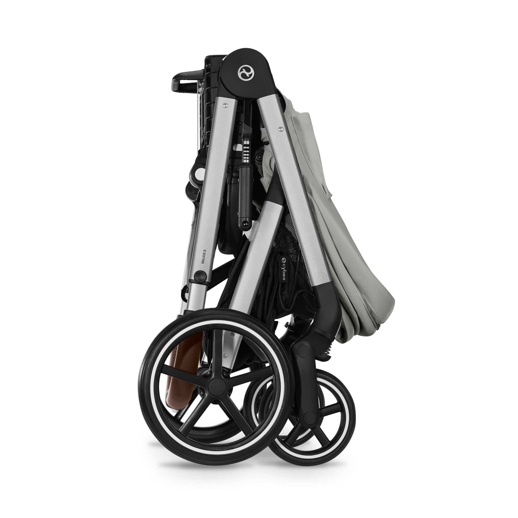 Cybex Balios S Lux Luxury Bundle in Silver/Stone Grey Travel Systems