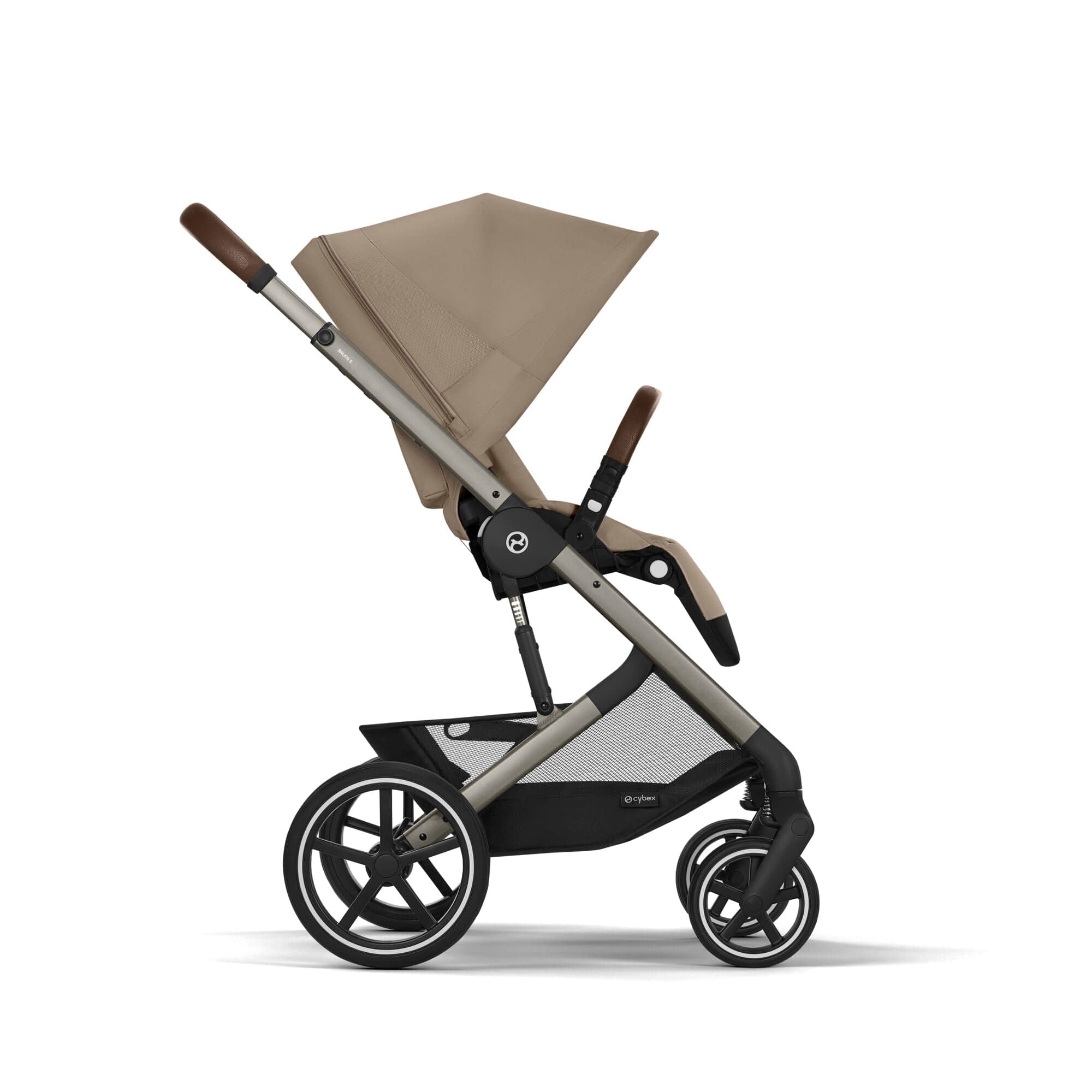 Cybex Balios S Lux Luxury Bundle in Taupe/Almond Beige Travel Systems