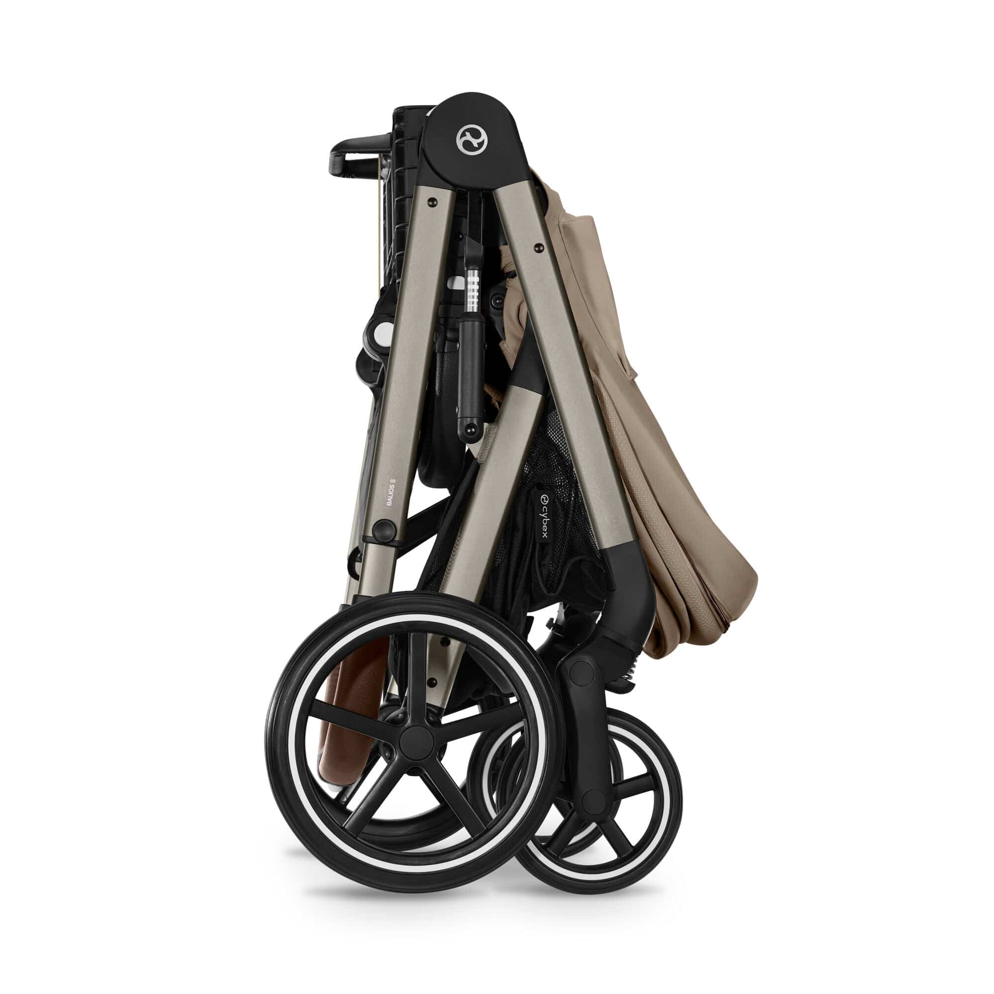 Cybex Balios S Lux Luxury Bundle in Taupe/Almond Beige Travel Systems