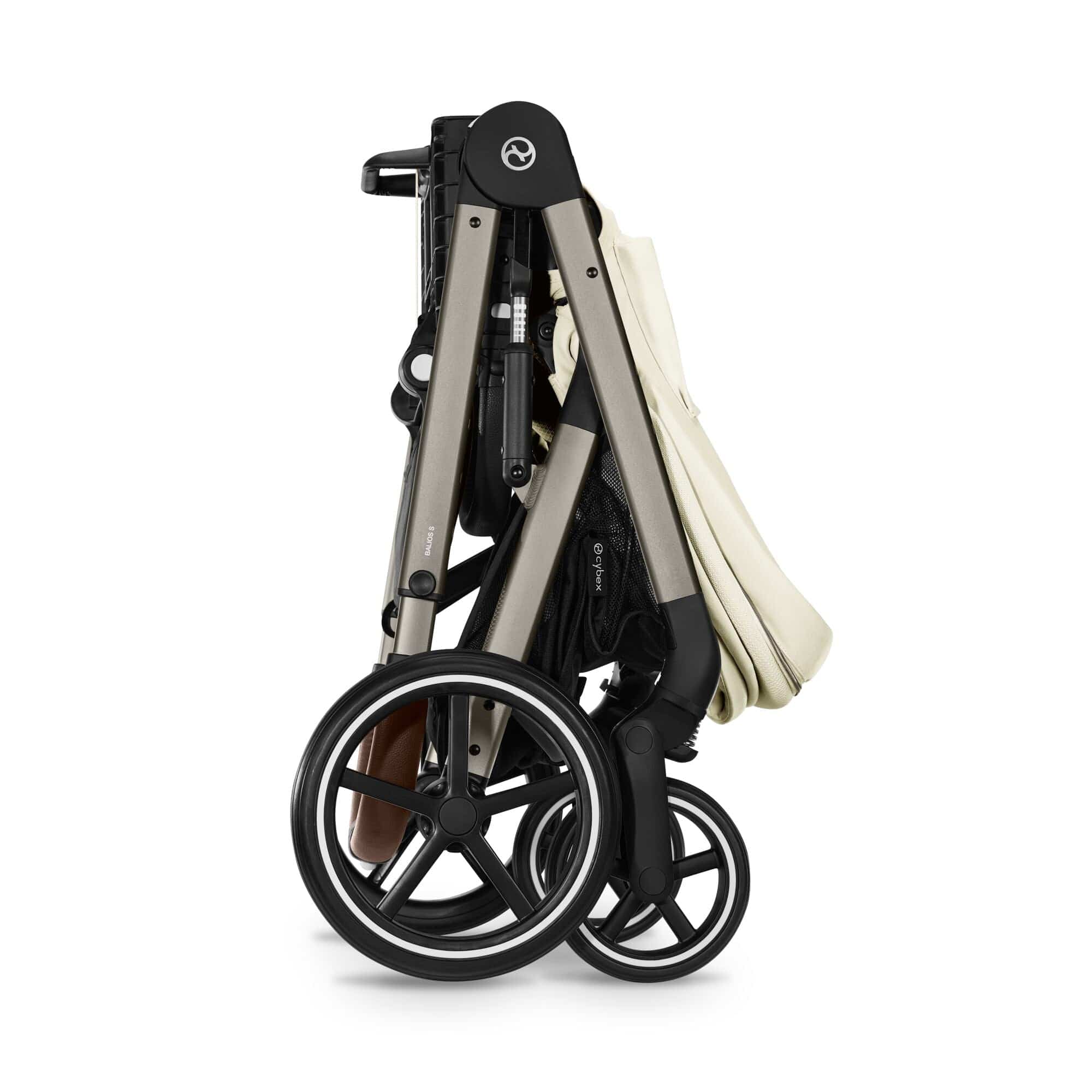 Cybex Balios S Lux Luxury Bundle in Taupe/Seashell Beige Travel Systems