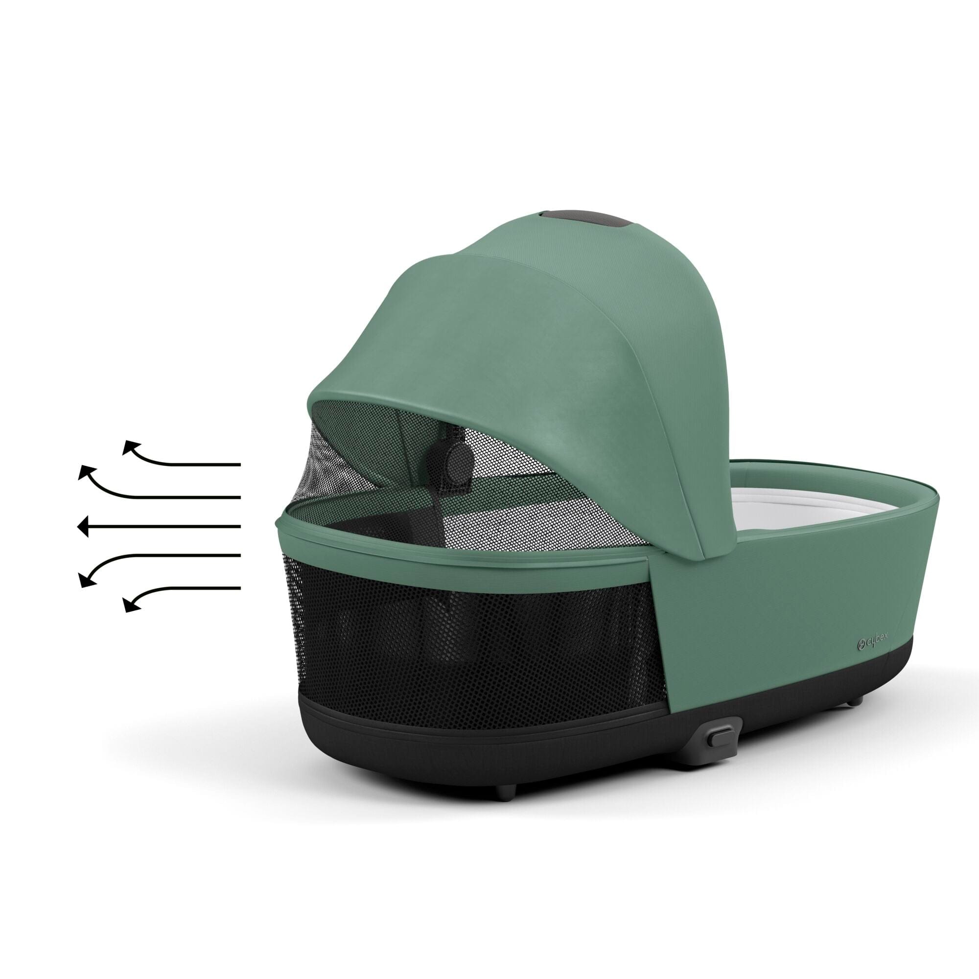 Cybex e-Priam Travel System With Cloud T in Leaf Green Travel Systems