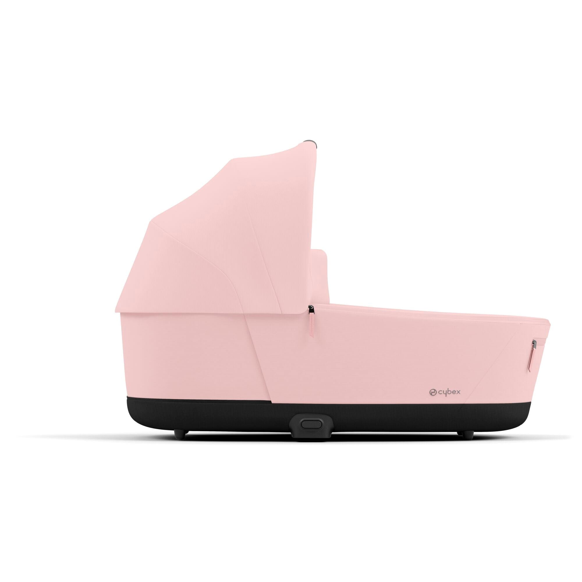 Cybex e-Priam Travel System With Cloud T in Peach Pink Travel Systems