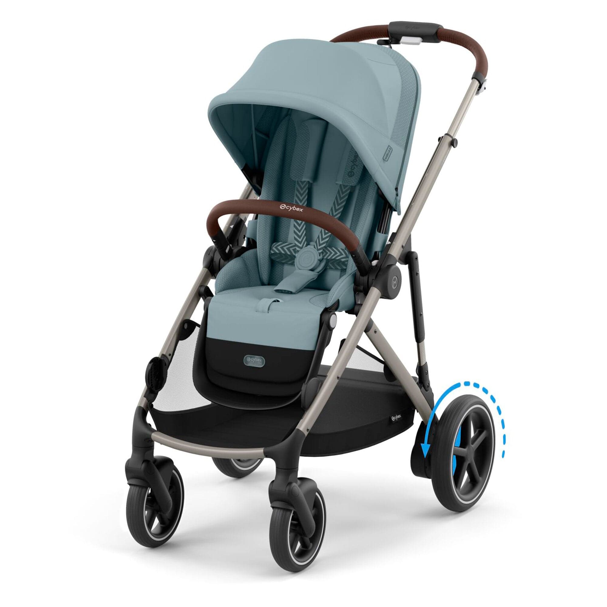 Cybex eGazelle S Comfort Bundle in Stormy Blue Travel Systems