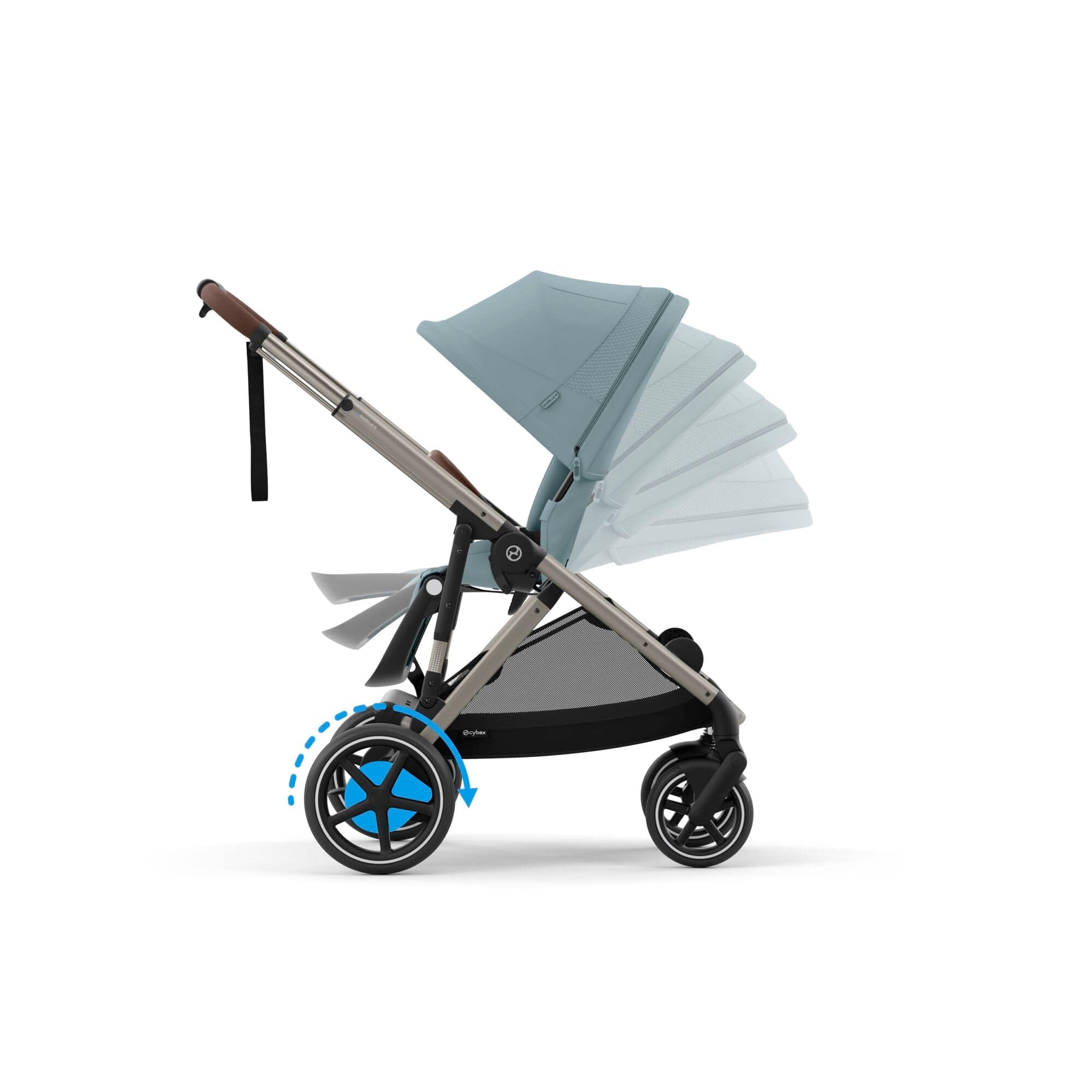 Cybex eGazelle S Comfort Bundle in Stormy Blue Travel Systems