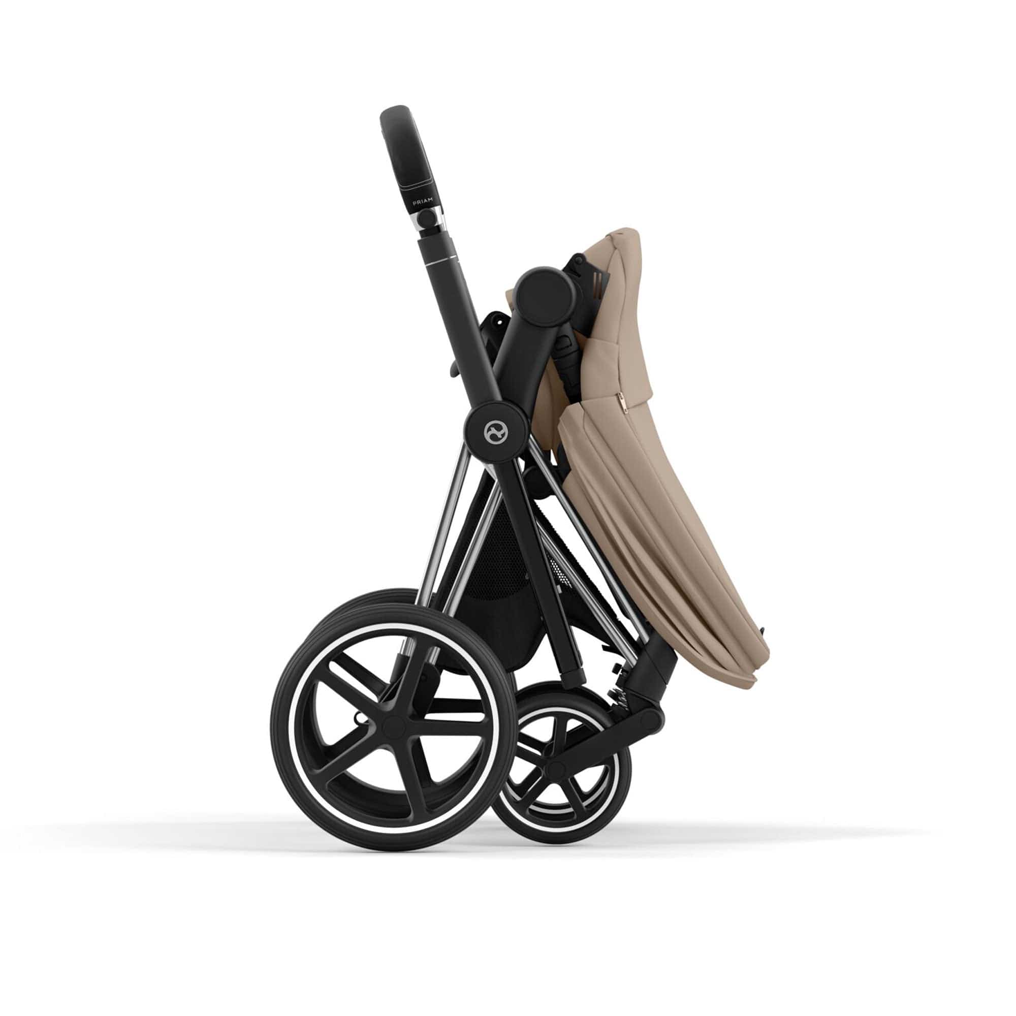 Cybex Priam Travel System With Cloud T in Cozy Beige Travel Systems