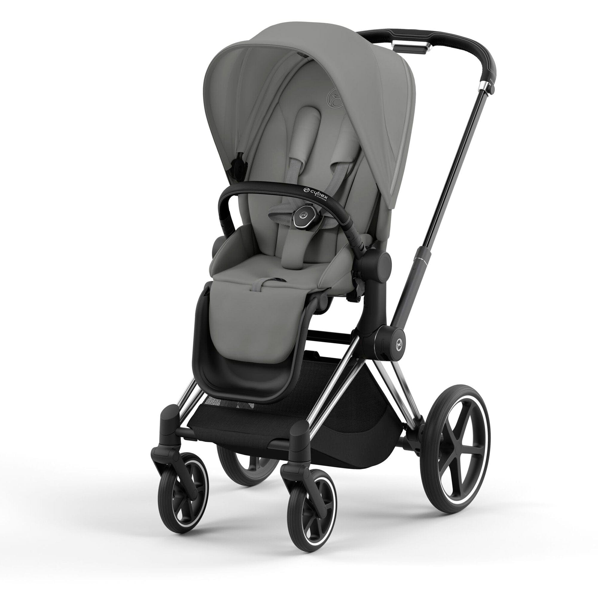 Cybex Priam Travel System With Cloud T in Mirage Grey Travel Systems