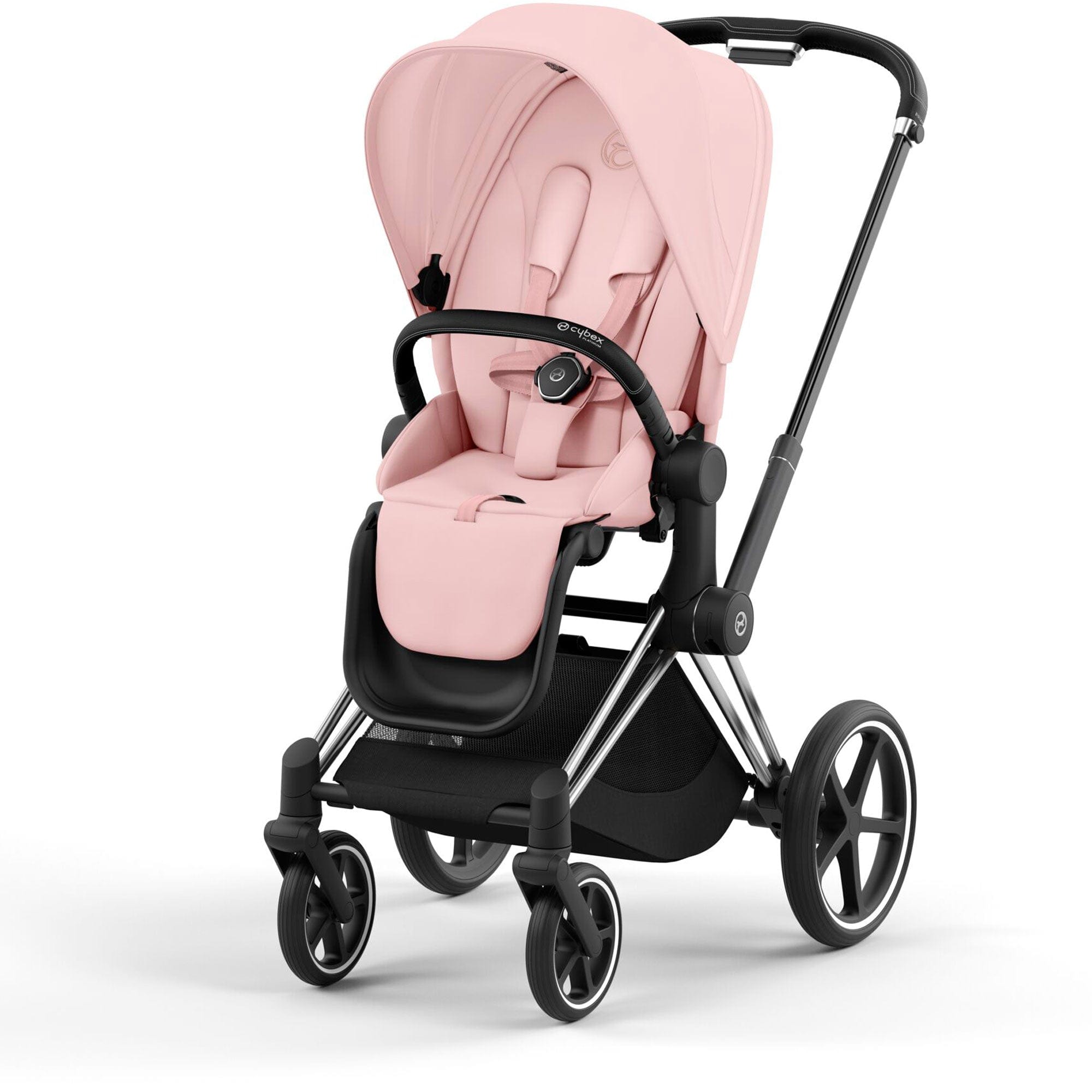 Cybex Priam Travel System With Cloud T in Peach Pink Travel Systems