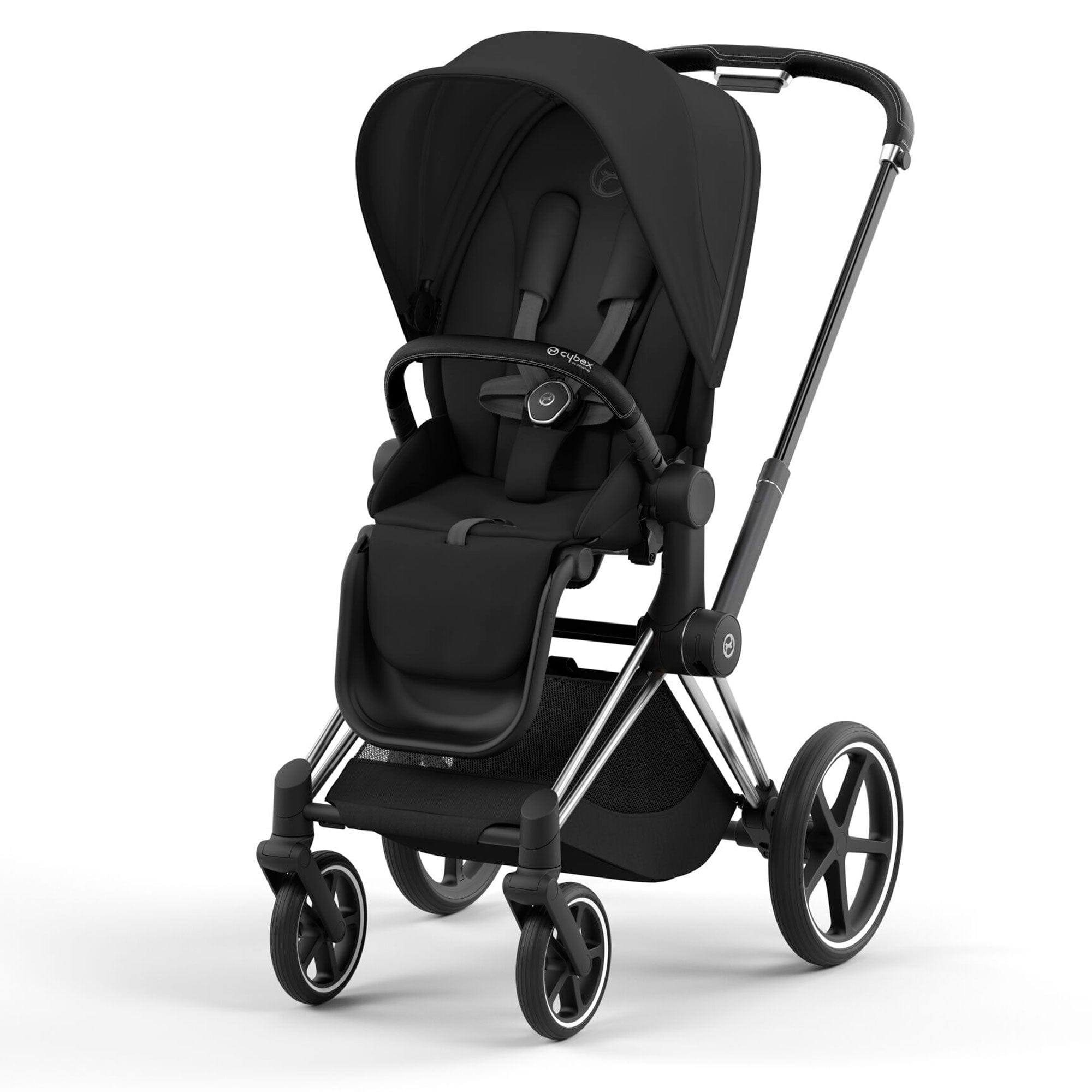 Cybex Priam Travel System With Cloud T in Sepia Black Travel Systems