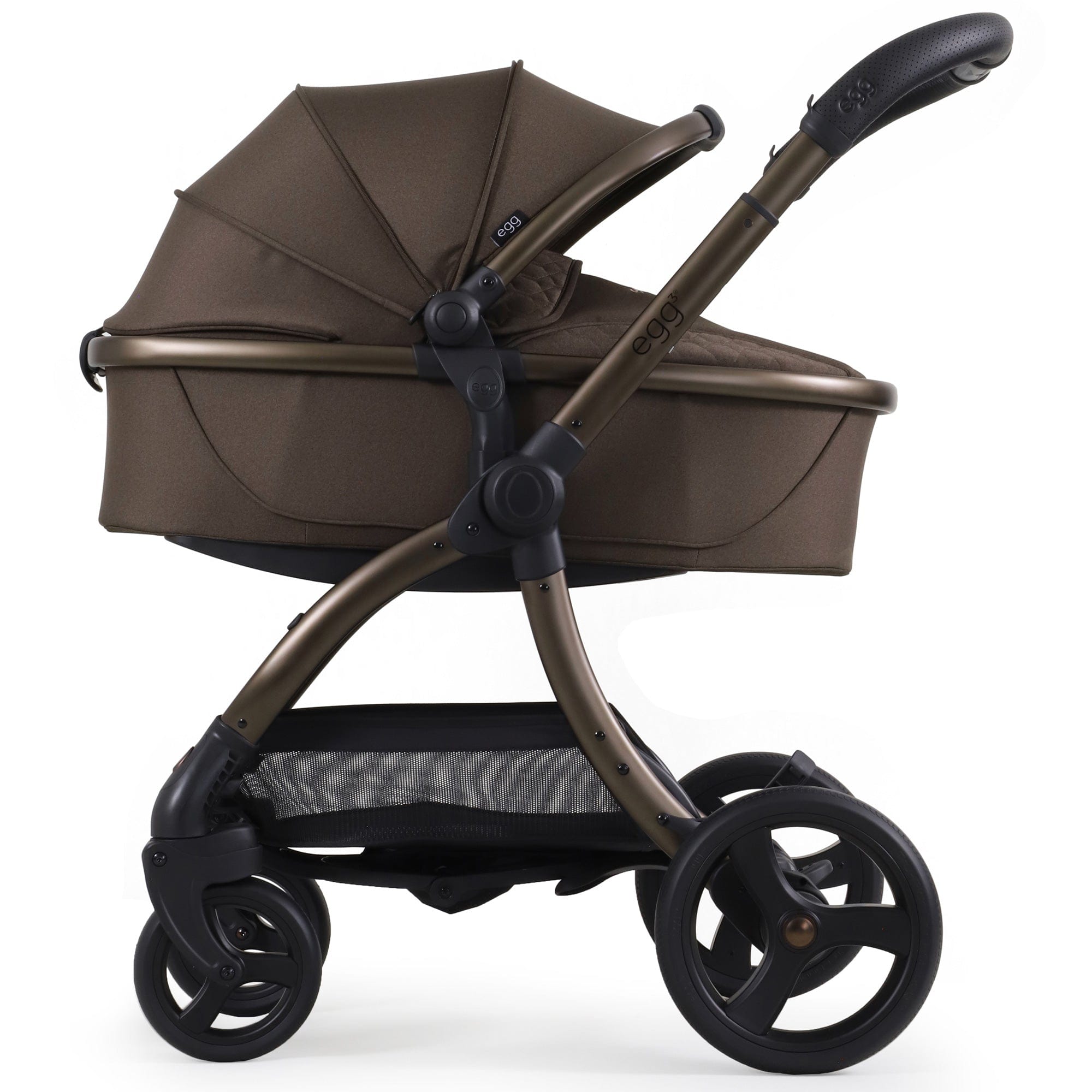 egg3 Pram Bundle in Chocolate Velvet Baby Prams 18106-CHV 5061058980381