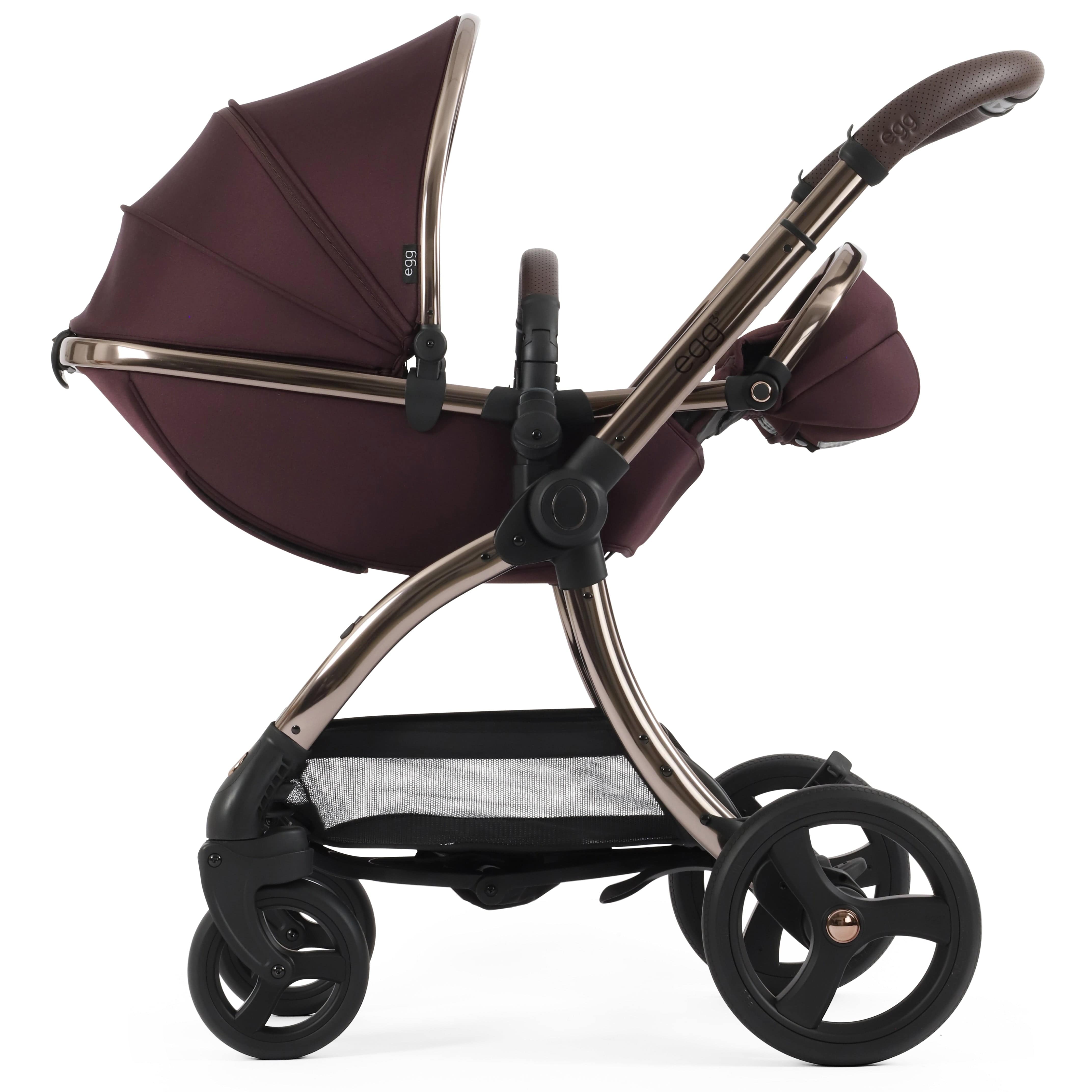 egg3 Pram Bundle in Mulberry Baby Prams 18103-MUL 5061058980664