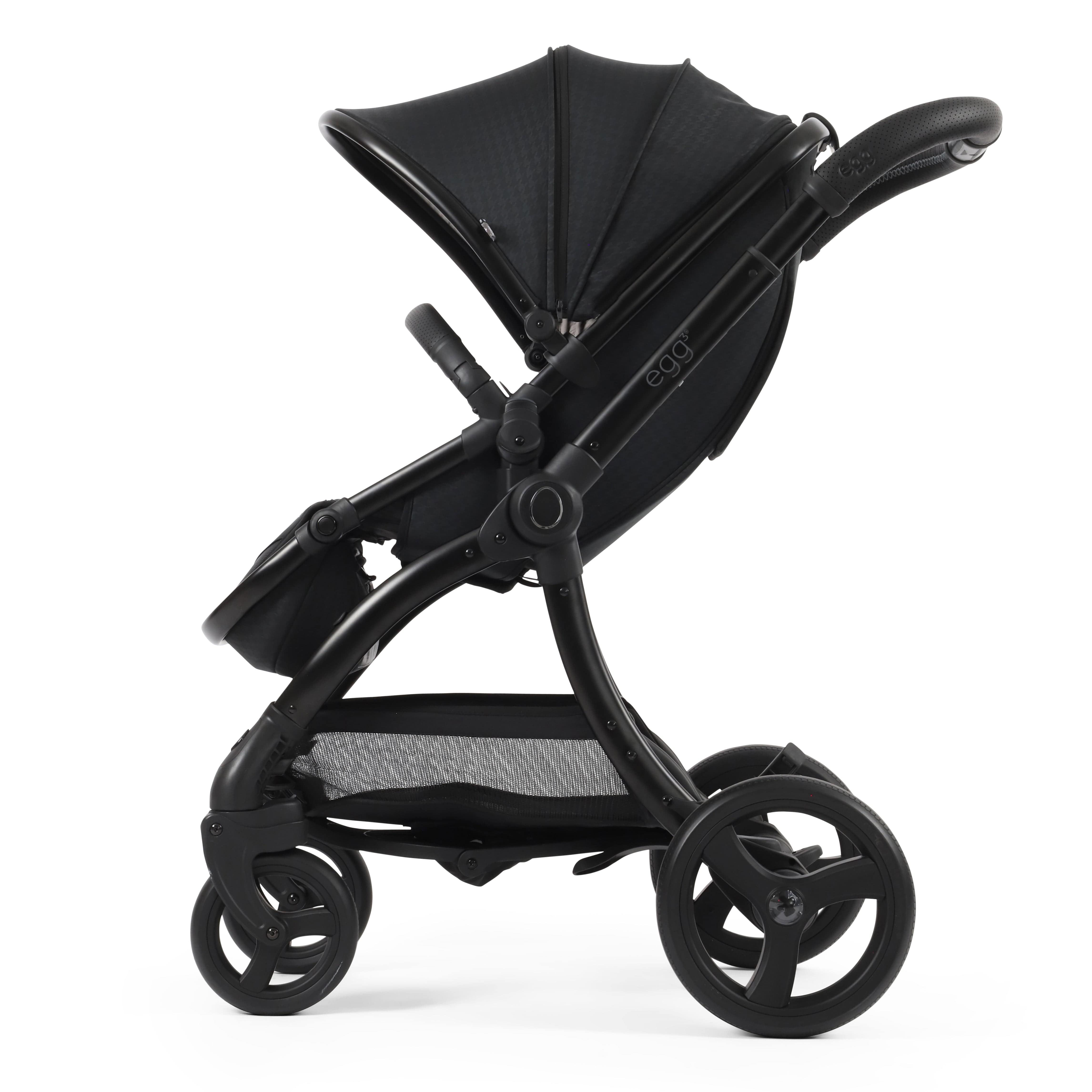 egg3 Pram Bundle Special Edition Houndstooth Black