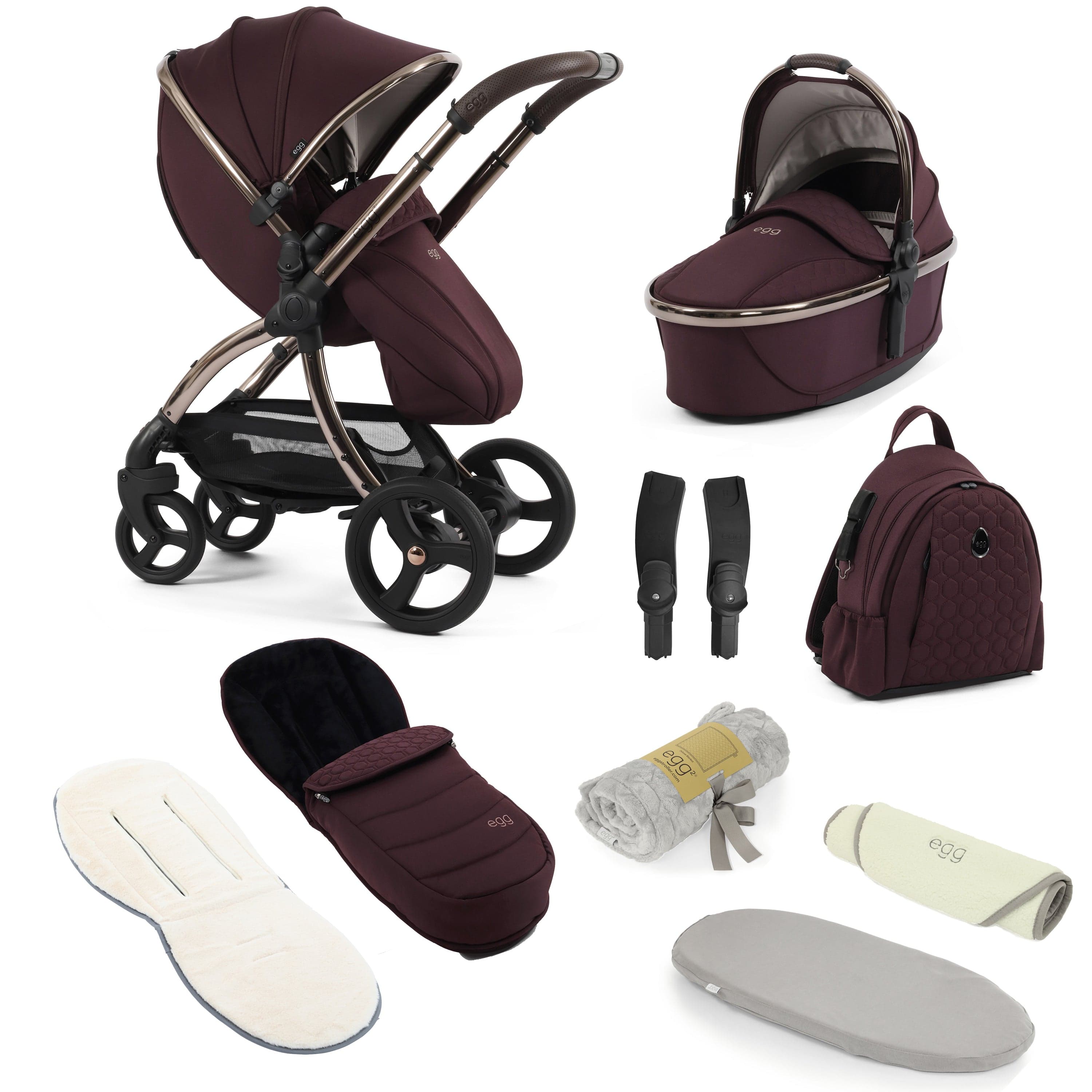 egg3 Snuggle Package in Mulberry Baby Prams 18099-SNUG-MUL 5061058980664