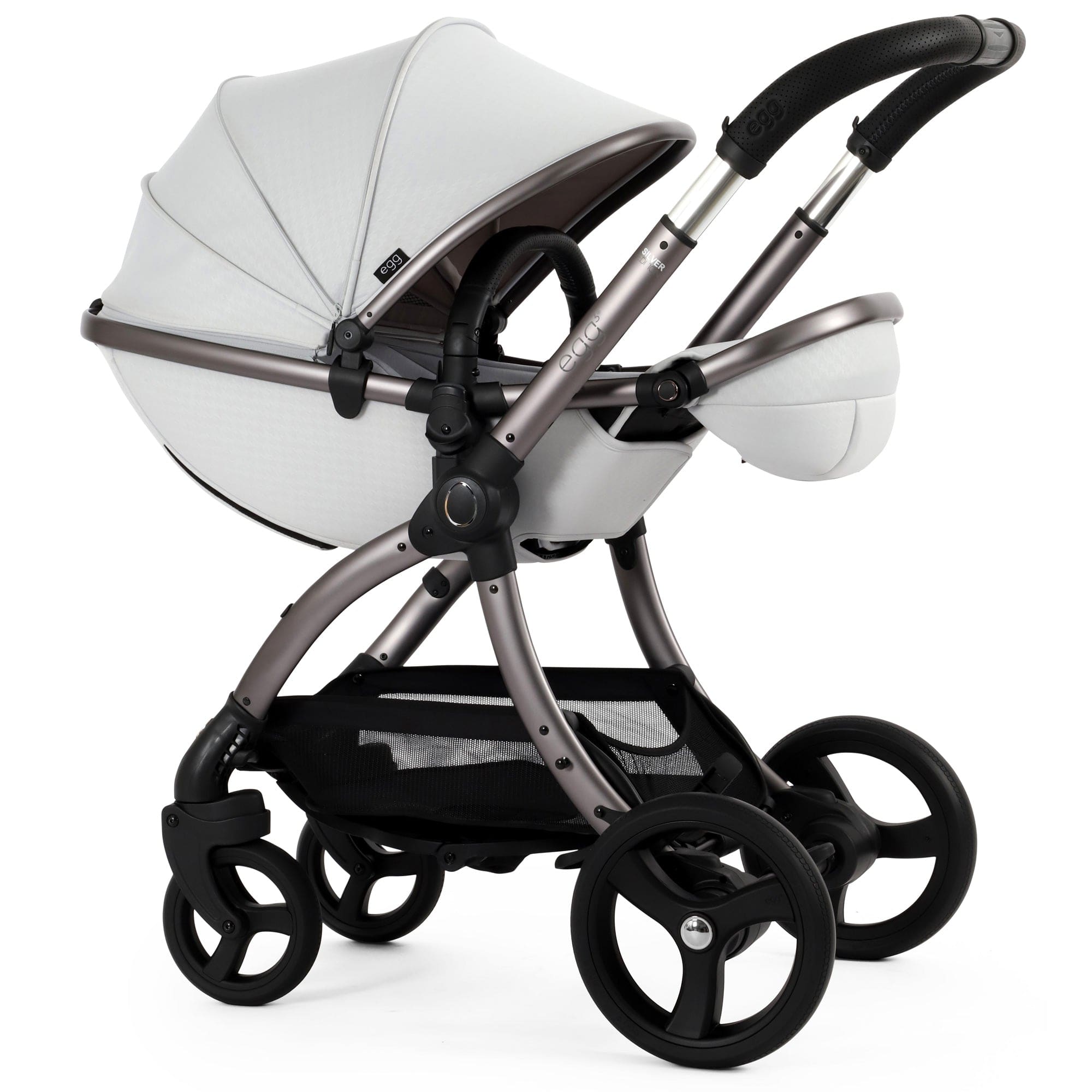 egg3 Stroller in Houndstooth Silver Baby Prams E3STHSSU 5061058980695