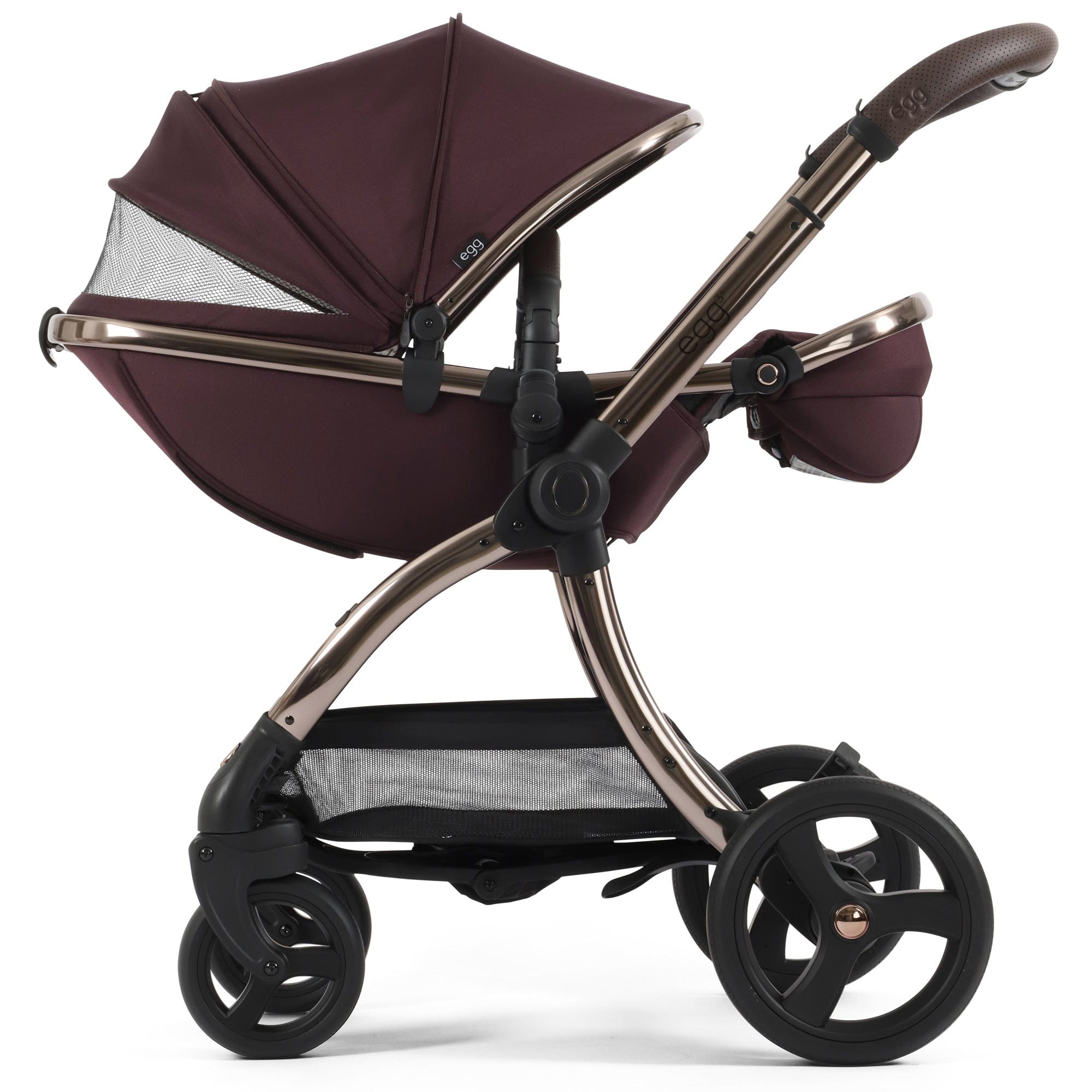 egg3 Stroller in Mulberry Baby Prams E3STMUSU 5061058980664