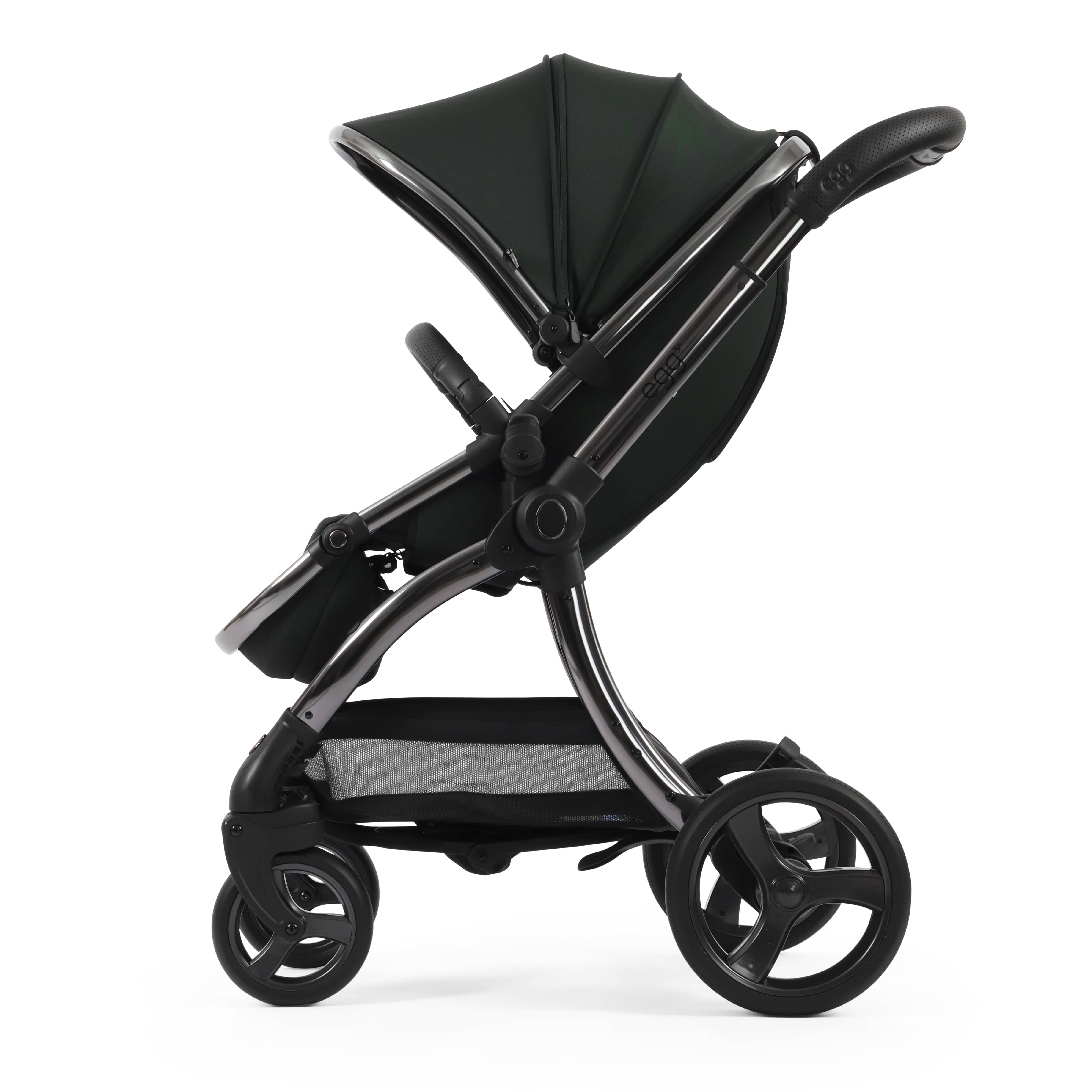 egg3 Luxury Maxi-Cosi Travel System Bundle in Black Olive Travel Systems