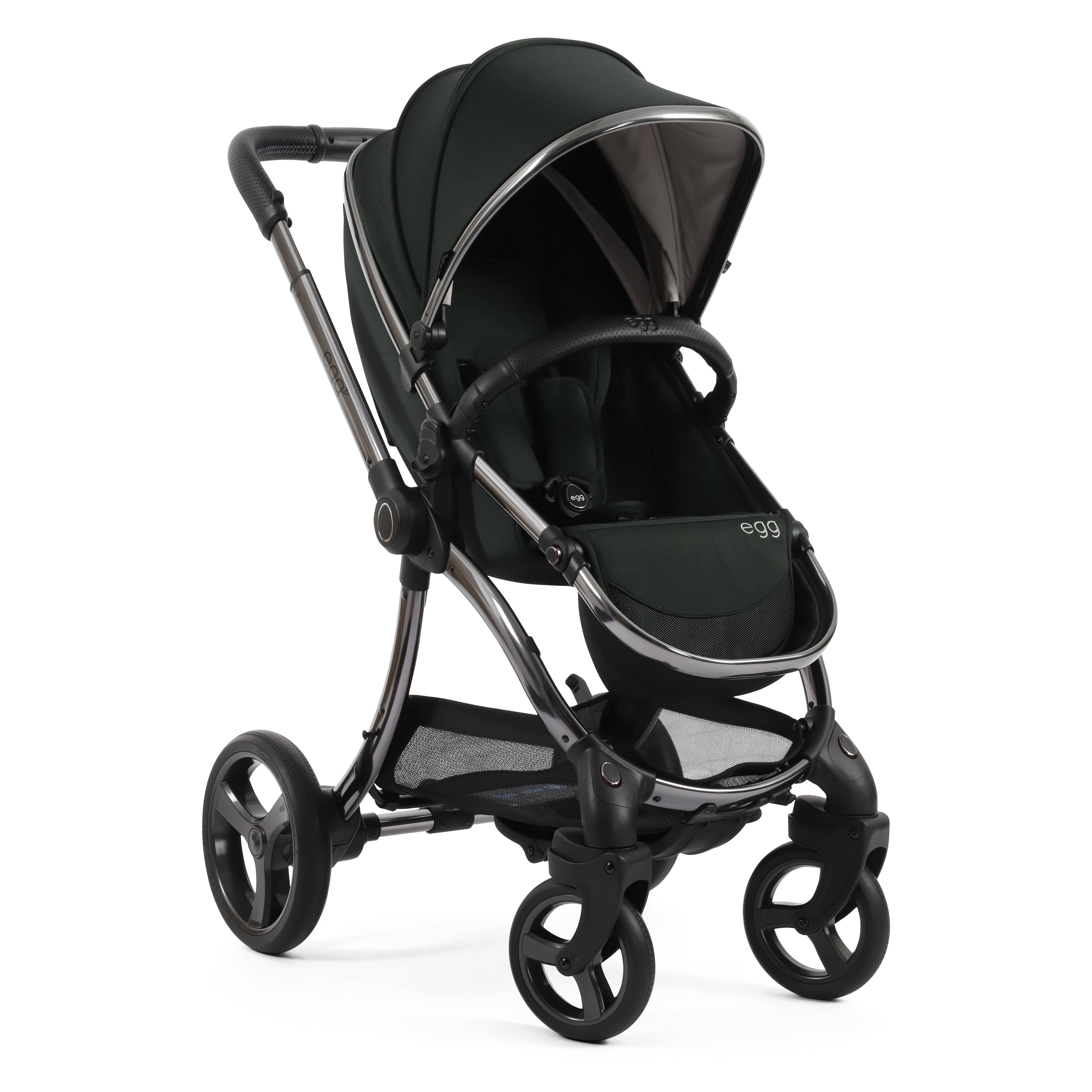 egg3 Luxury Maxi-Cosi Travel System Bundle in Black Olive Travel Systems