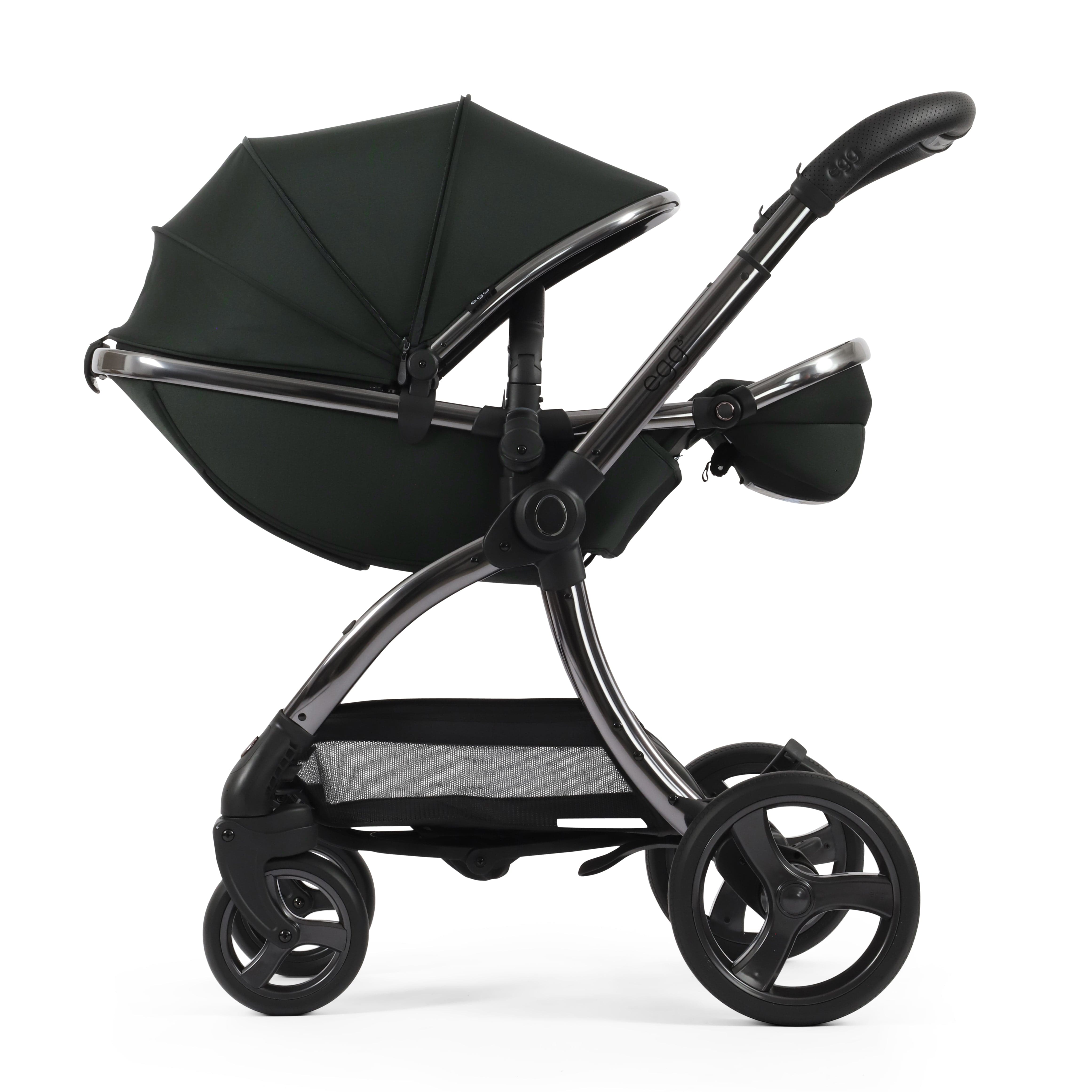 egg3 Luxury Maxi-Cosi Travel System Bundle in Black Olive Travel Systems