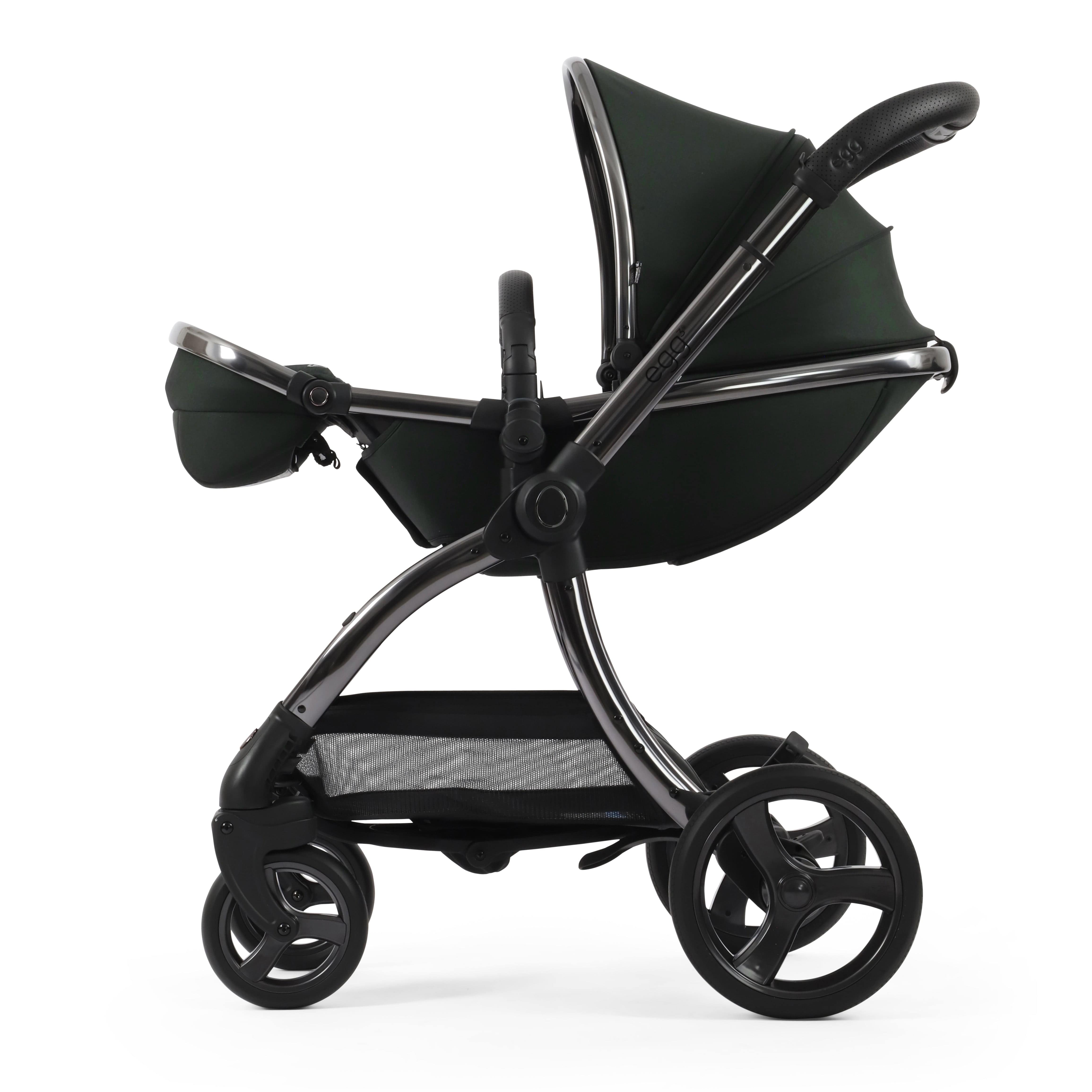 egg3 Luxury Maxi-Cosi Travel System Bundle in Black Olive Travel Systems