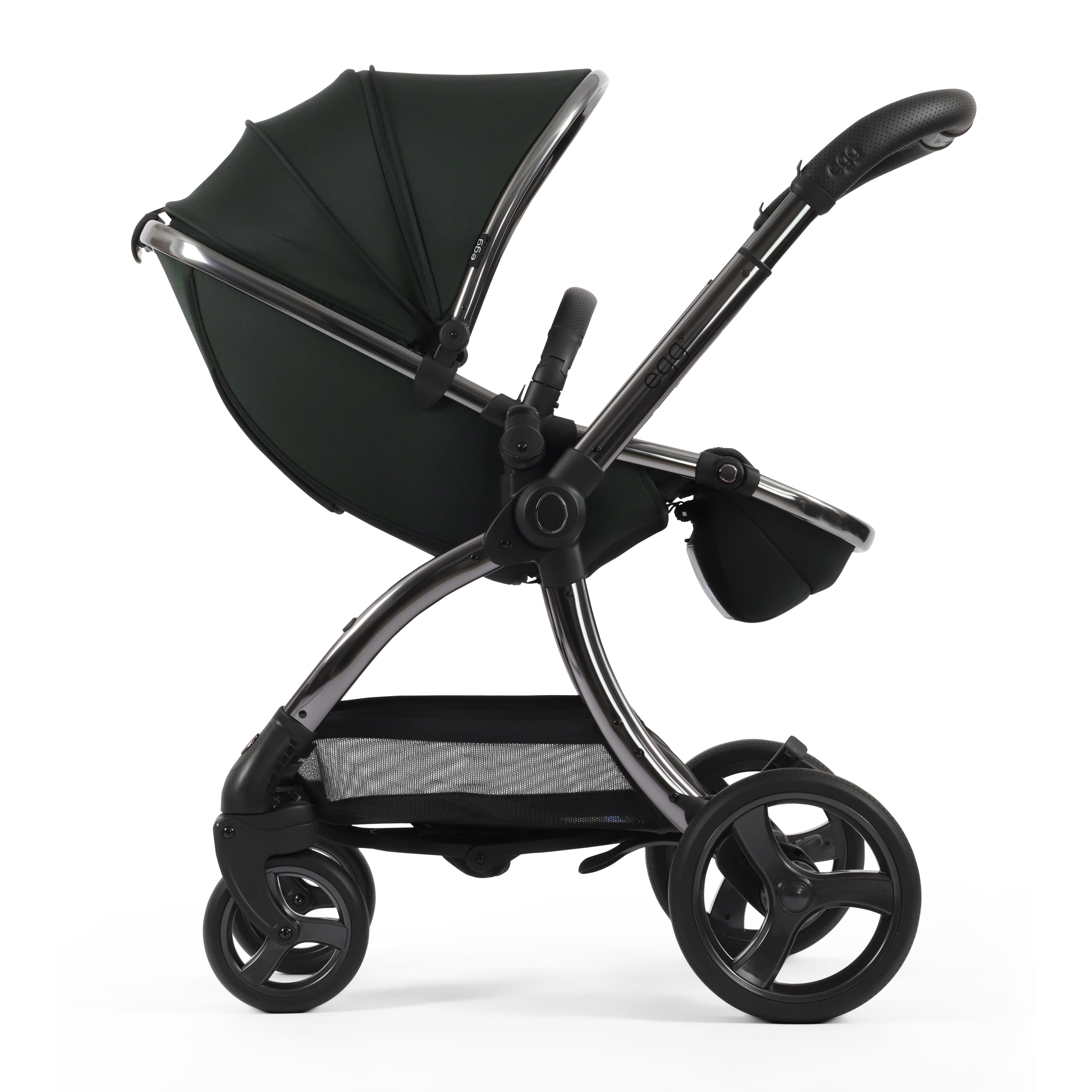 egg3 Luxury Maxi-Cosi Travel System Bundle in Black Olive Travel Systems