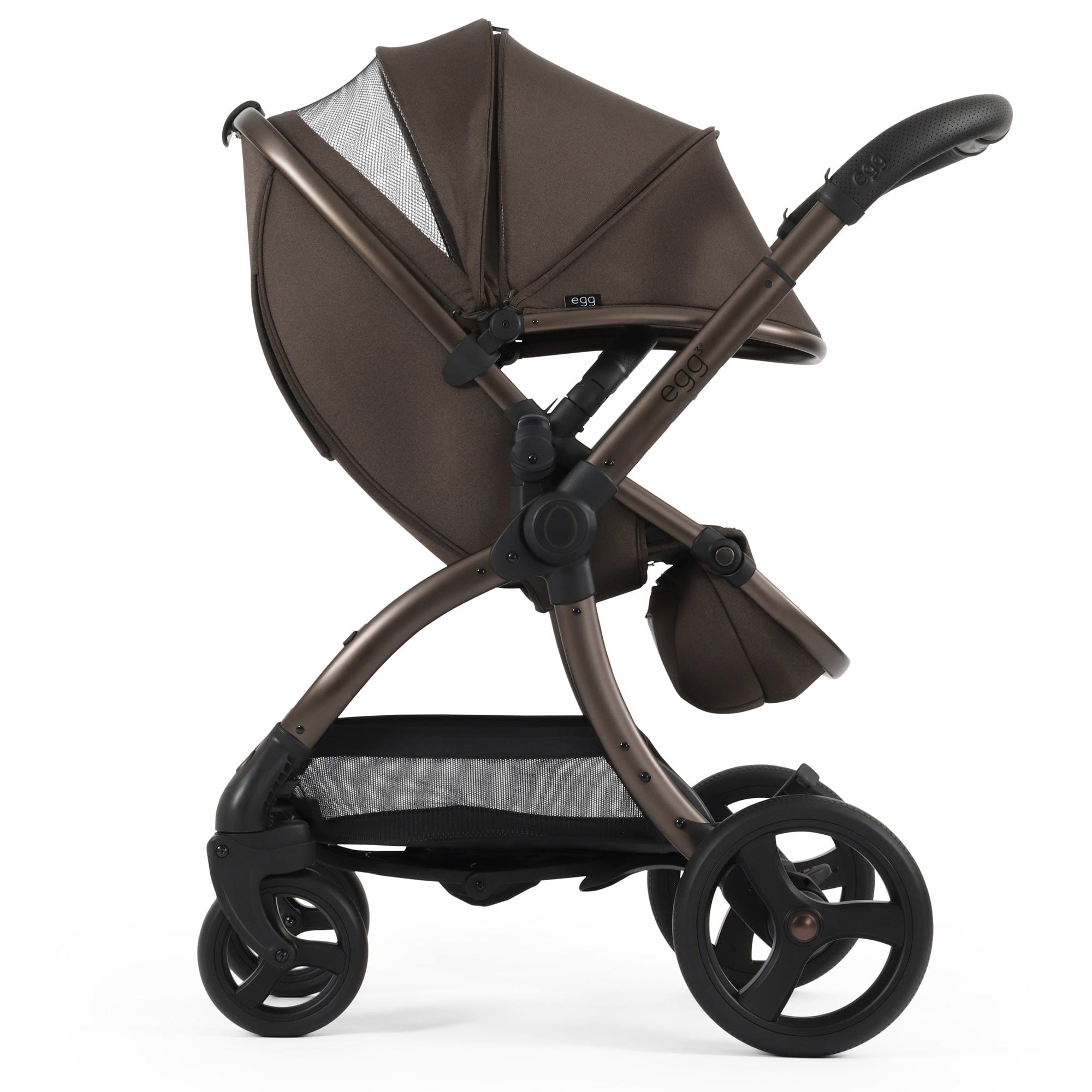 egg3 Luxury Maxi-Cosi Travel System Bundle in Chocolate Velvet Travel Systems