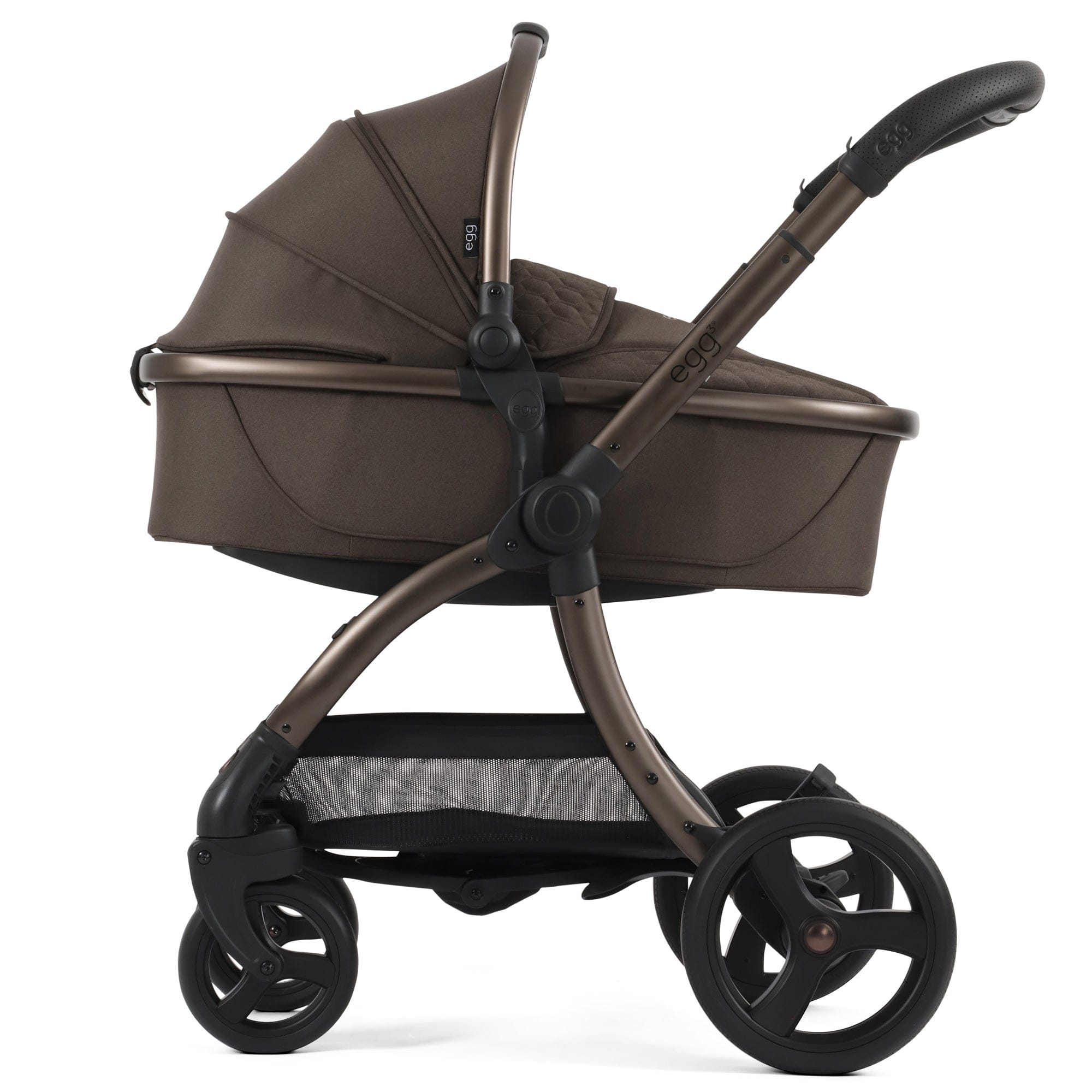 egg3 Luxury Maxi-Cosi Travel System Bundle in Chocolate Velvet Travel Systems