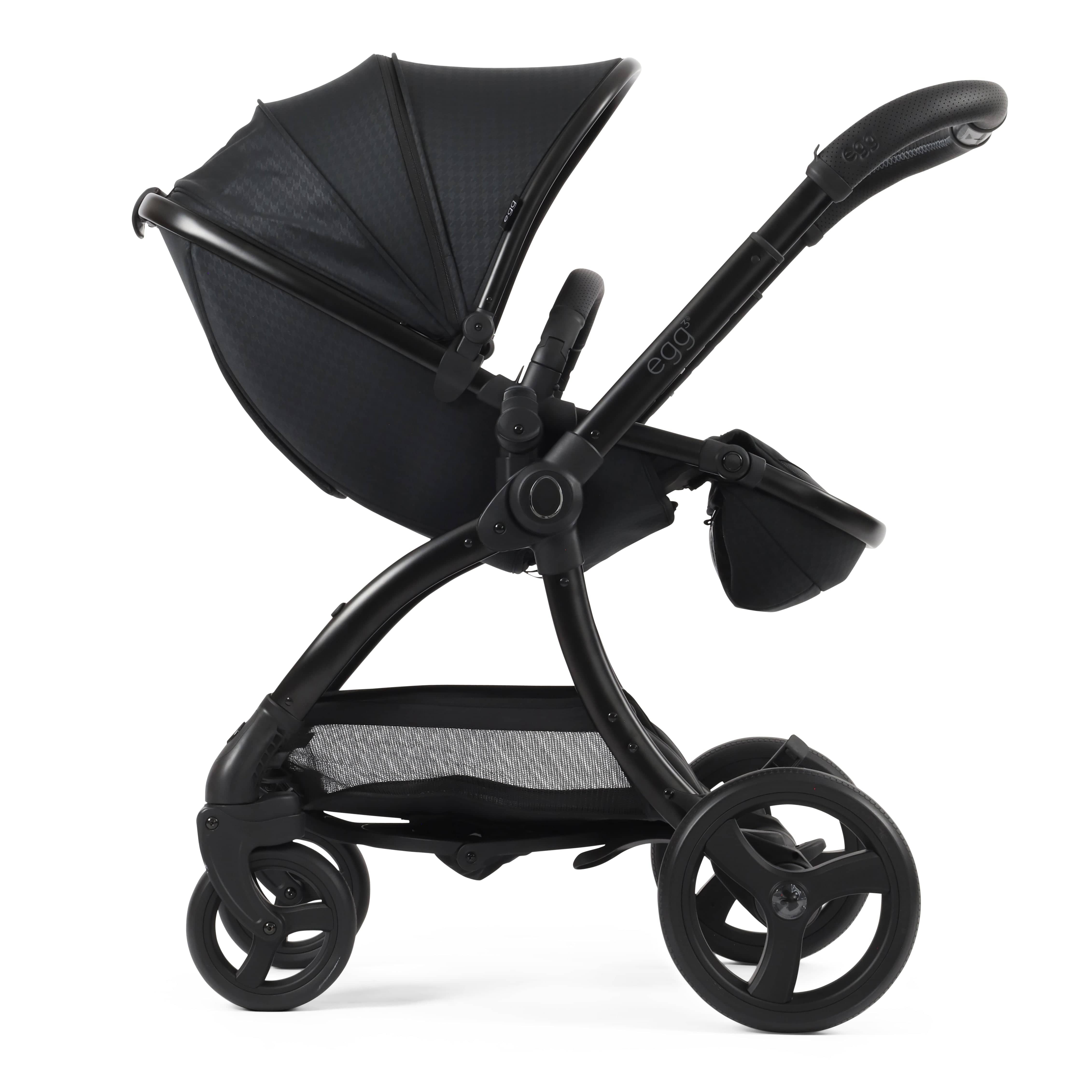 egg3 Luxury Maxi-Cosi Travel System Bundle in Houndstooth Black Travel Systems