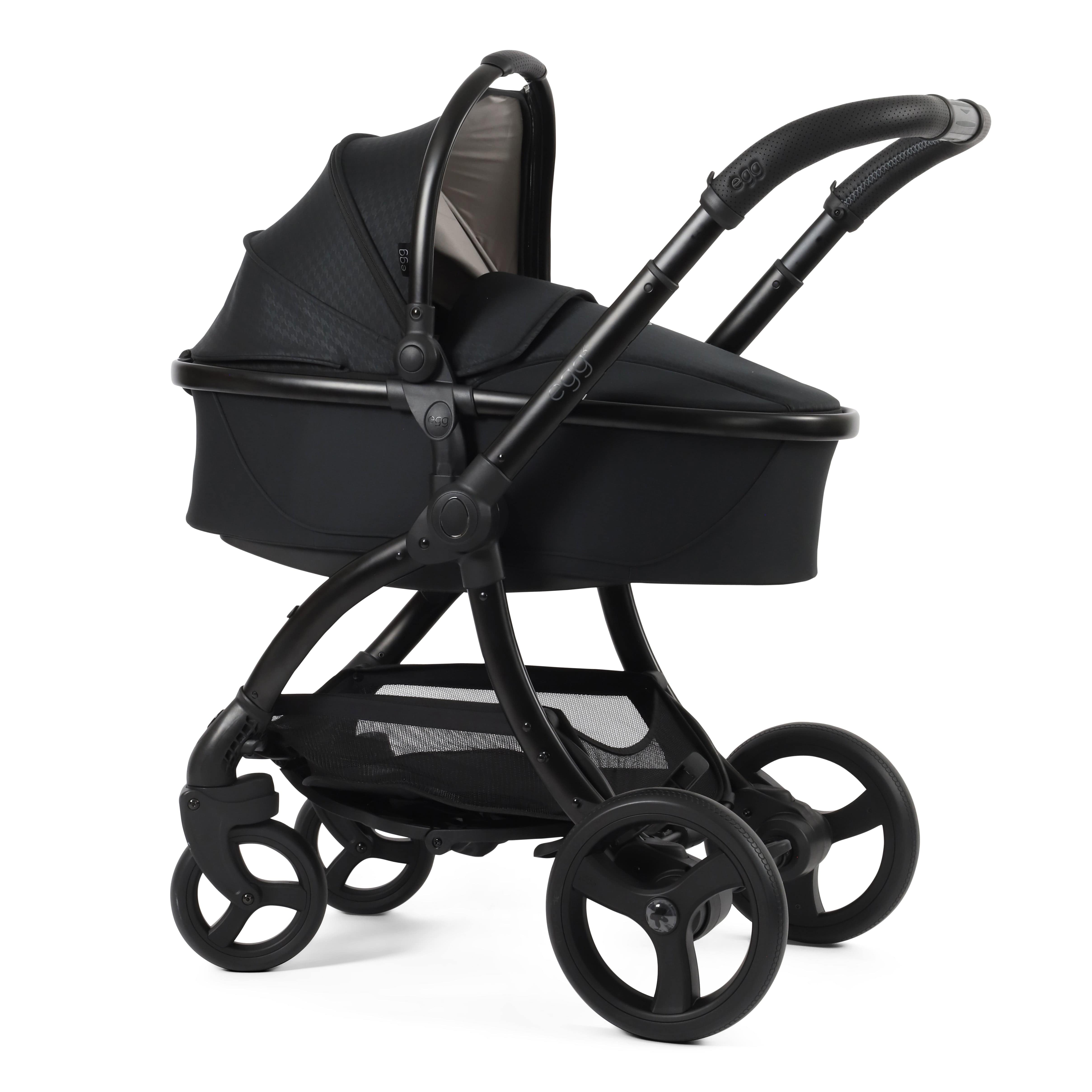 egg3 Luxury Maxi-Cosi Travel System Bundle in Houndstooth Black Travel Systems