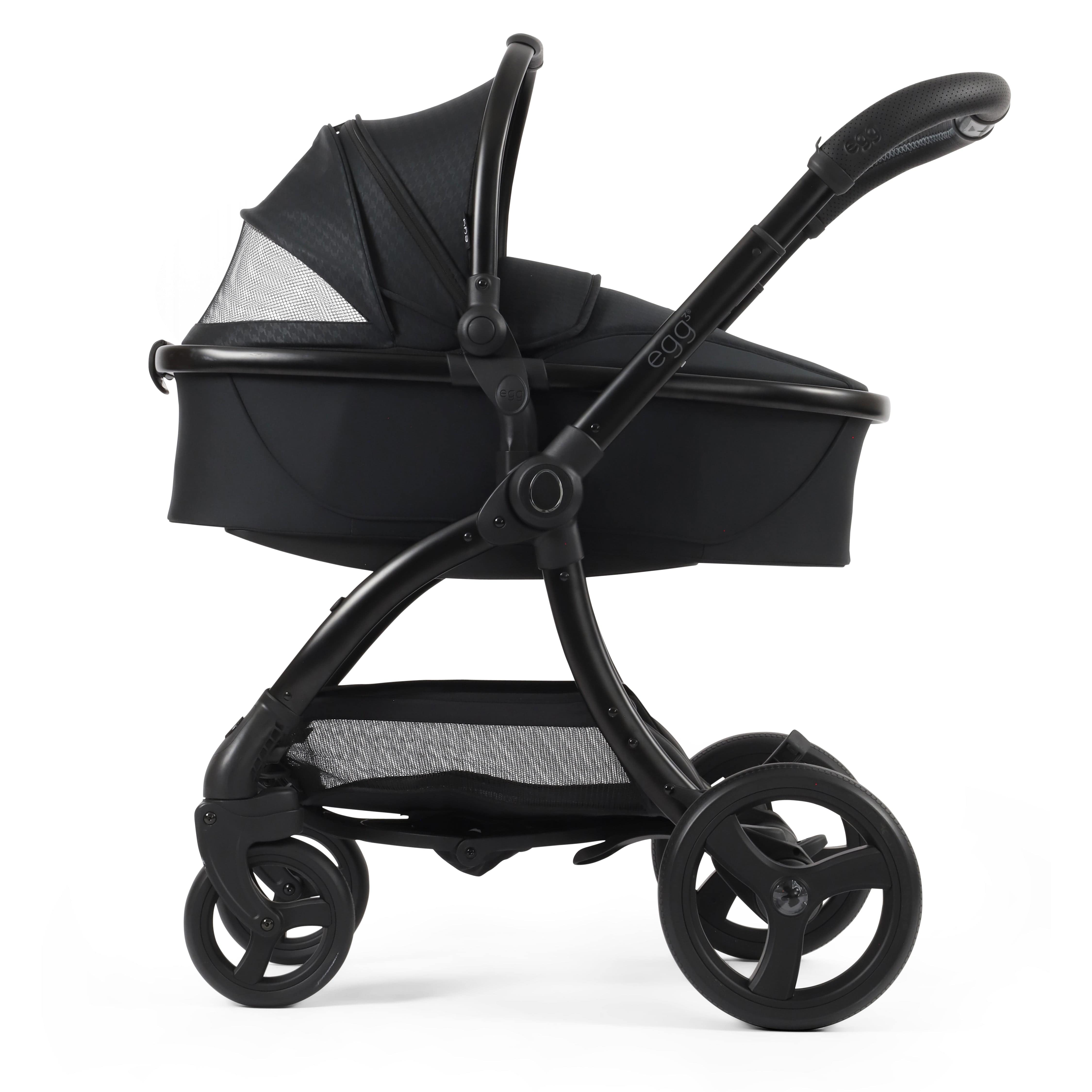 egg3 Luxury Maxi-Cosi Travel System Bundle in Houndstooth Black Travel Systems