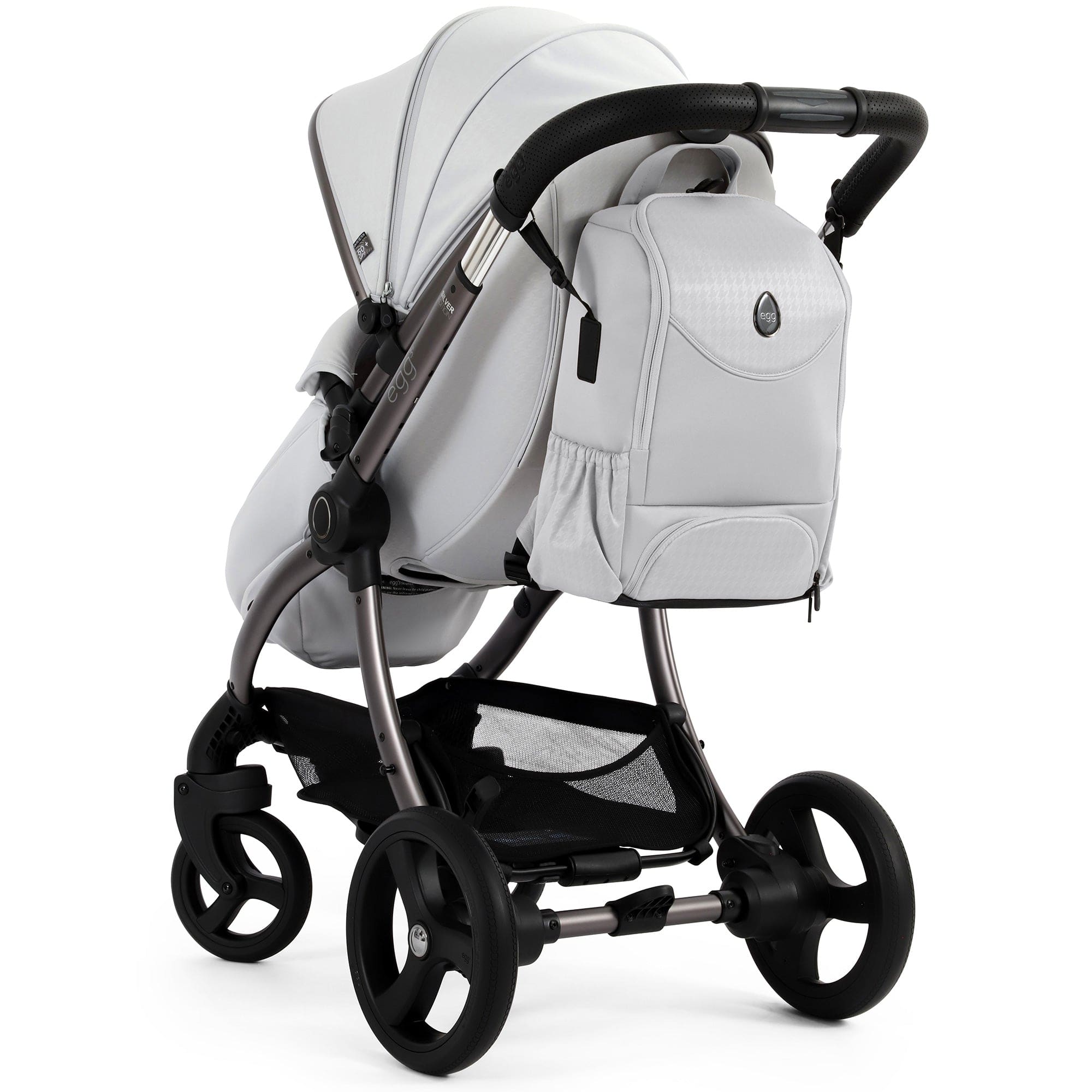 egg3 Luxury Maxi-Cosi Travel System Bundle in Houndstooth Silver Travel Systems