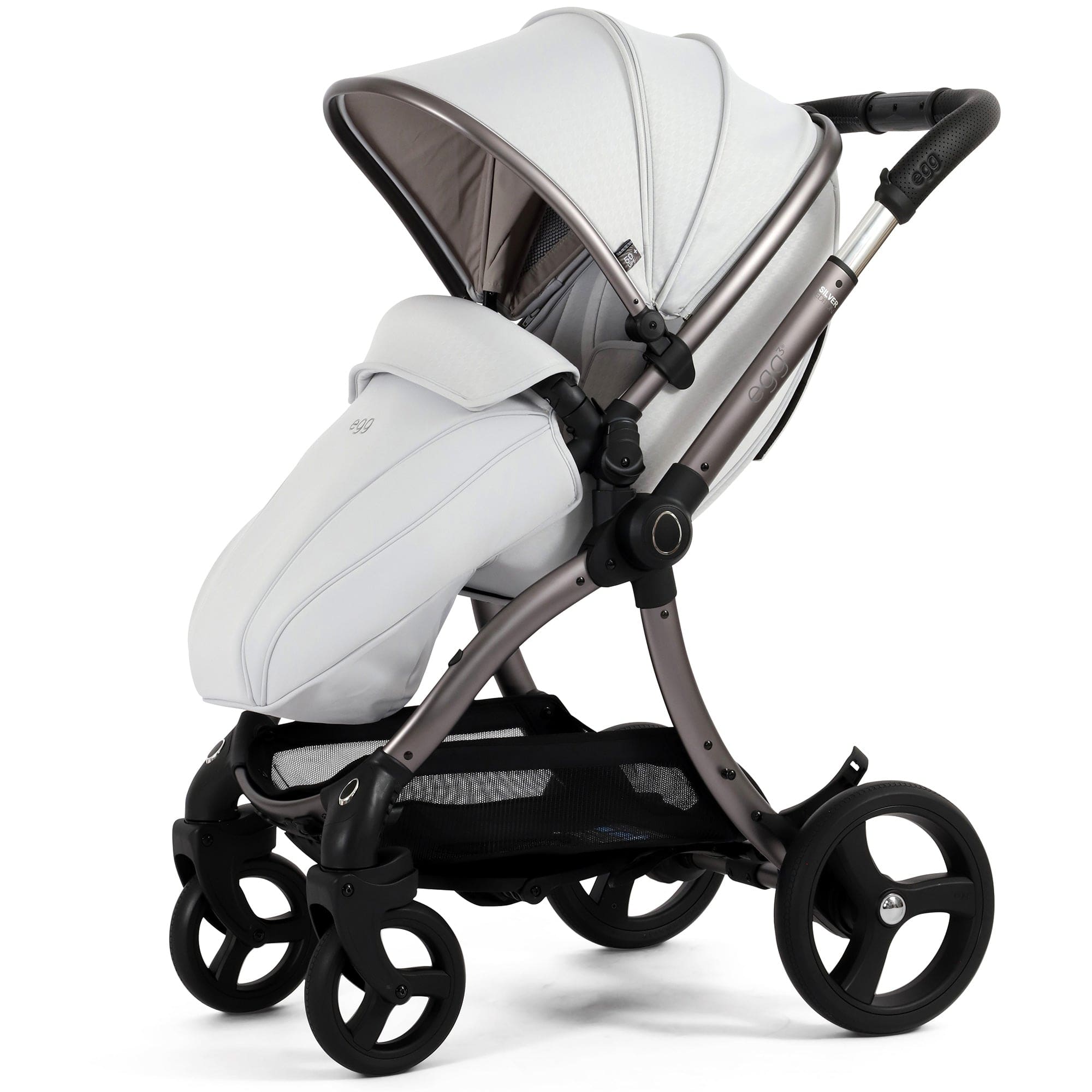 egg3 Luxury Maxi-Cosi Travel System Bundle in Houndstooth Silver Travel Systems