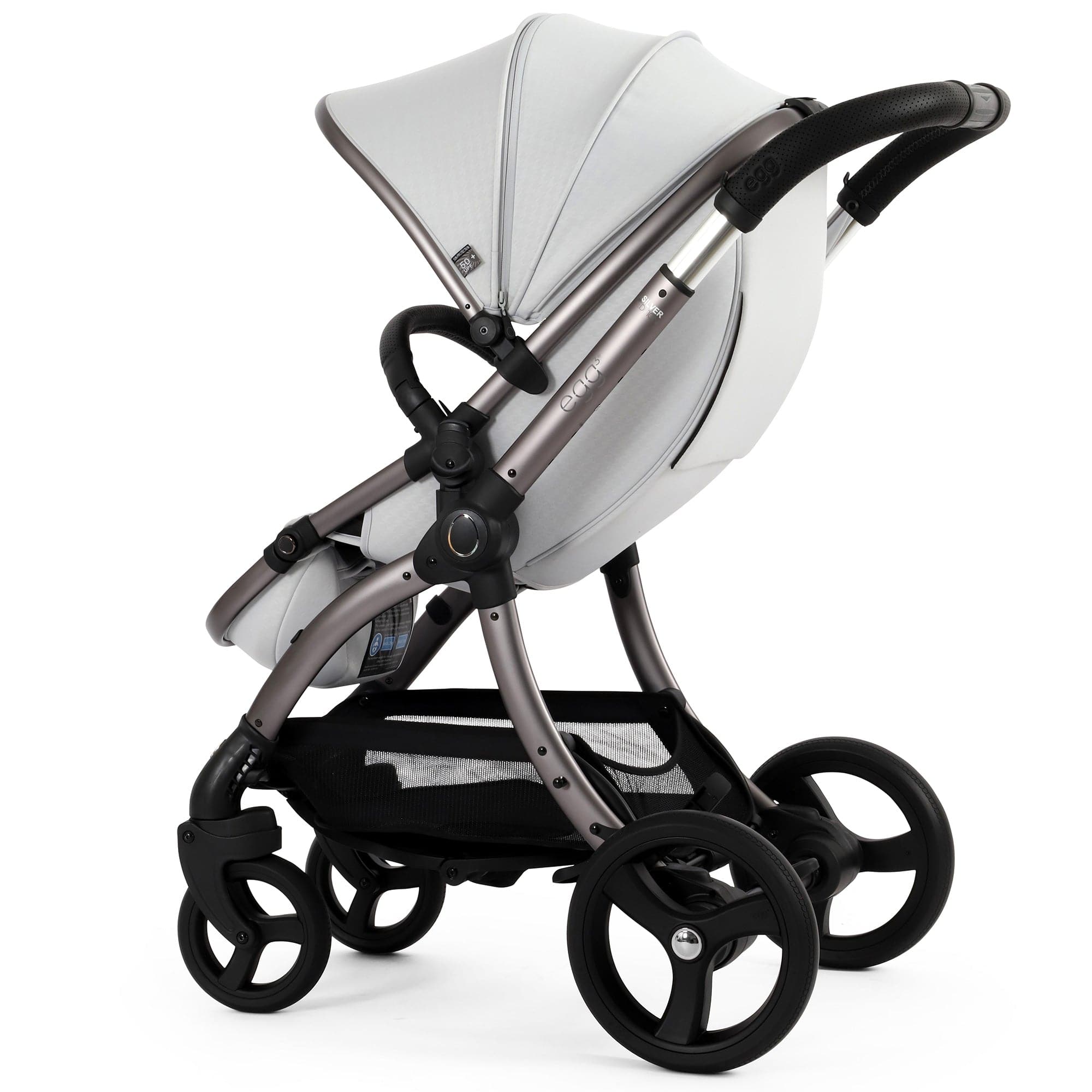 egg3 Luxury Maxi-Cosi Travel System Bundle in Houndstooth Silver Travel Systems