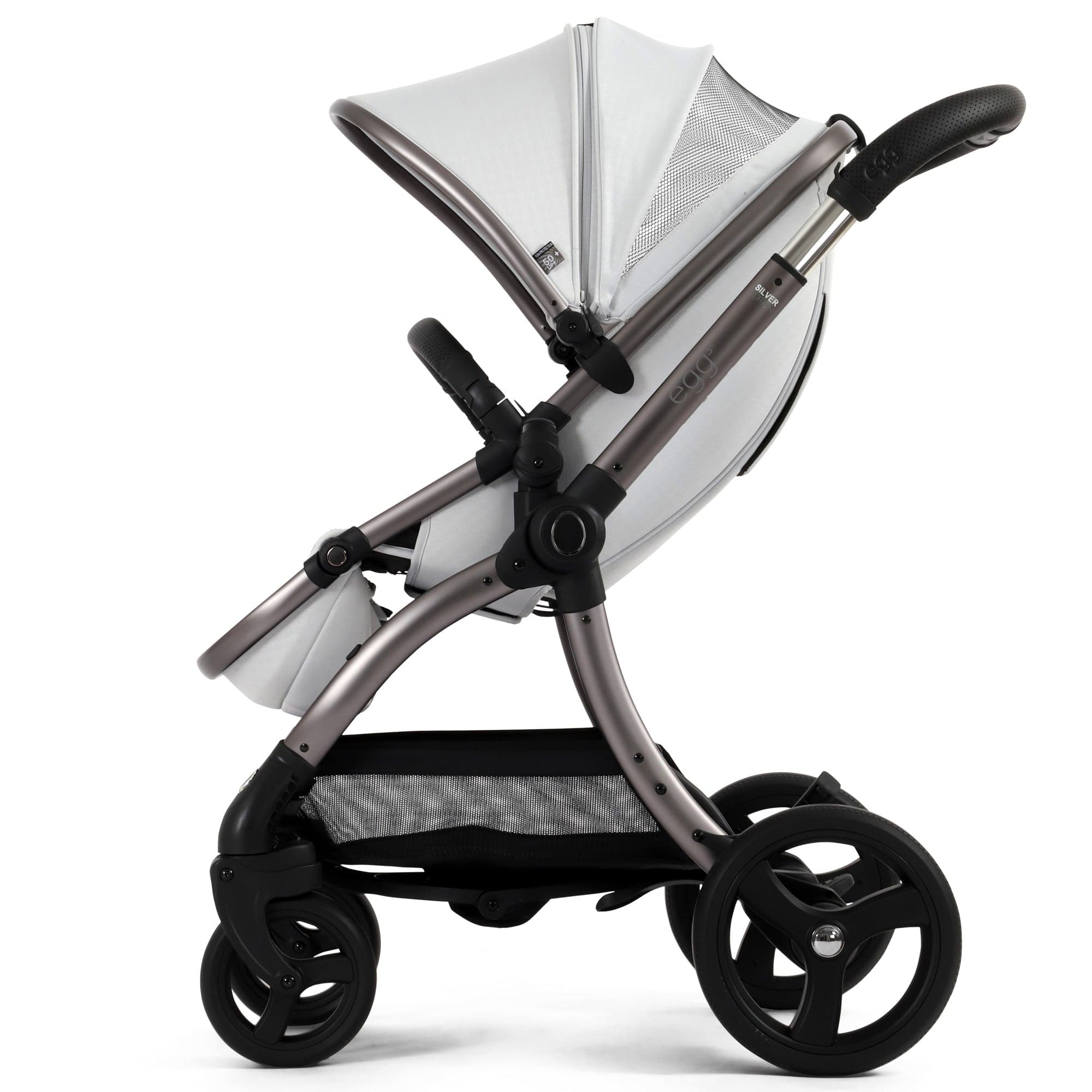 egg3 Luxury Maxi-Cosi Travel System Bundle in Houndstooth Silver Travel Systems