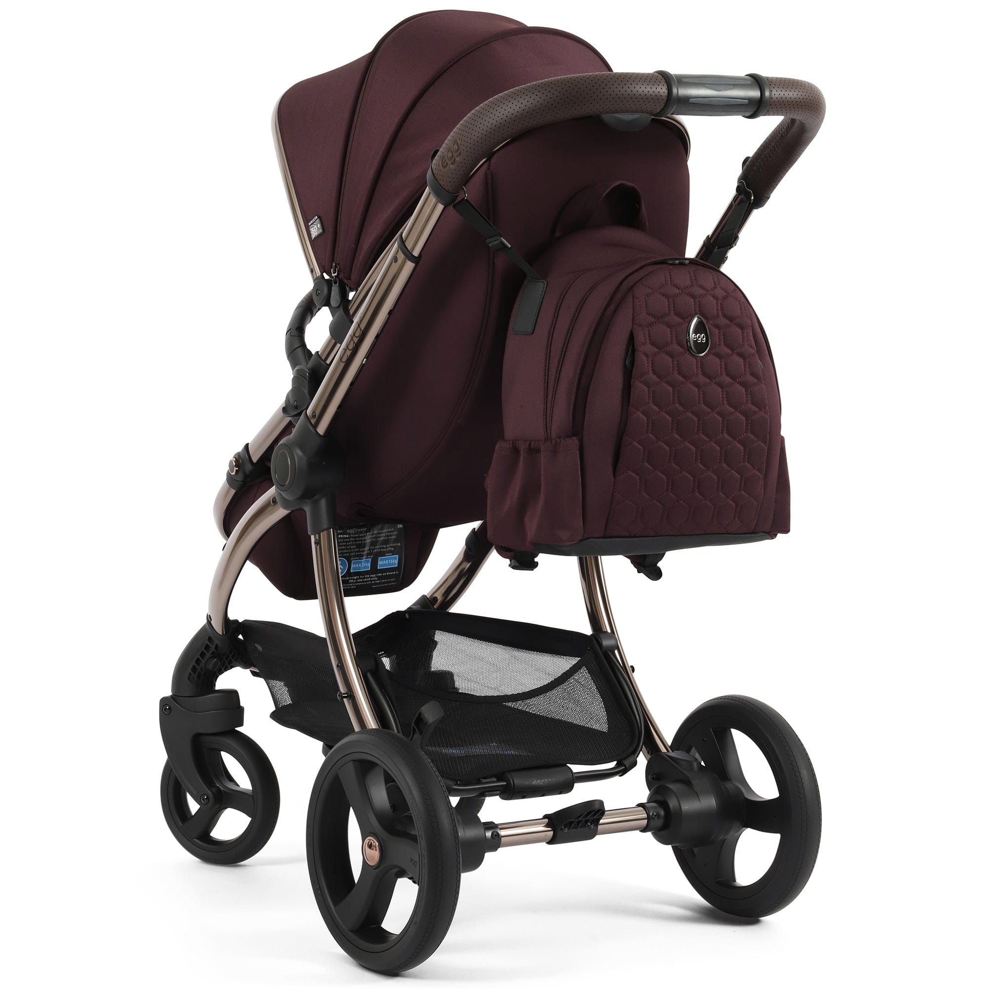 egg3 Luxury Maxi-Cosi Travel System Bundle in Mulberry Travel Systems