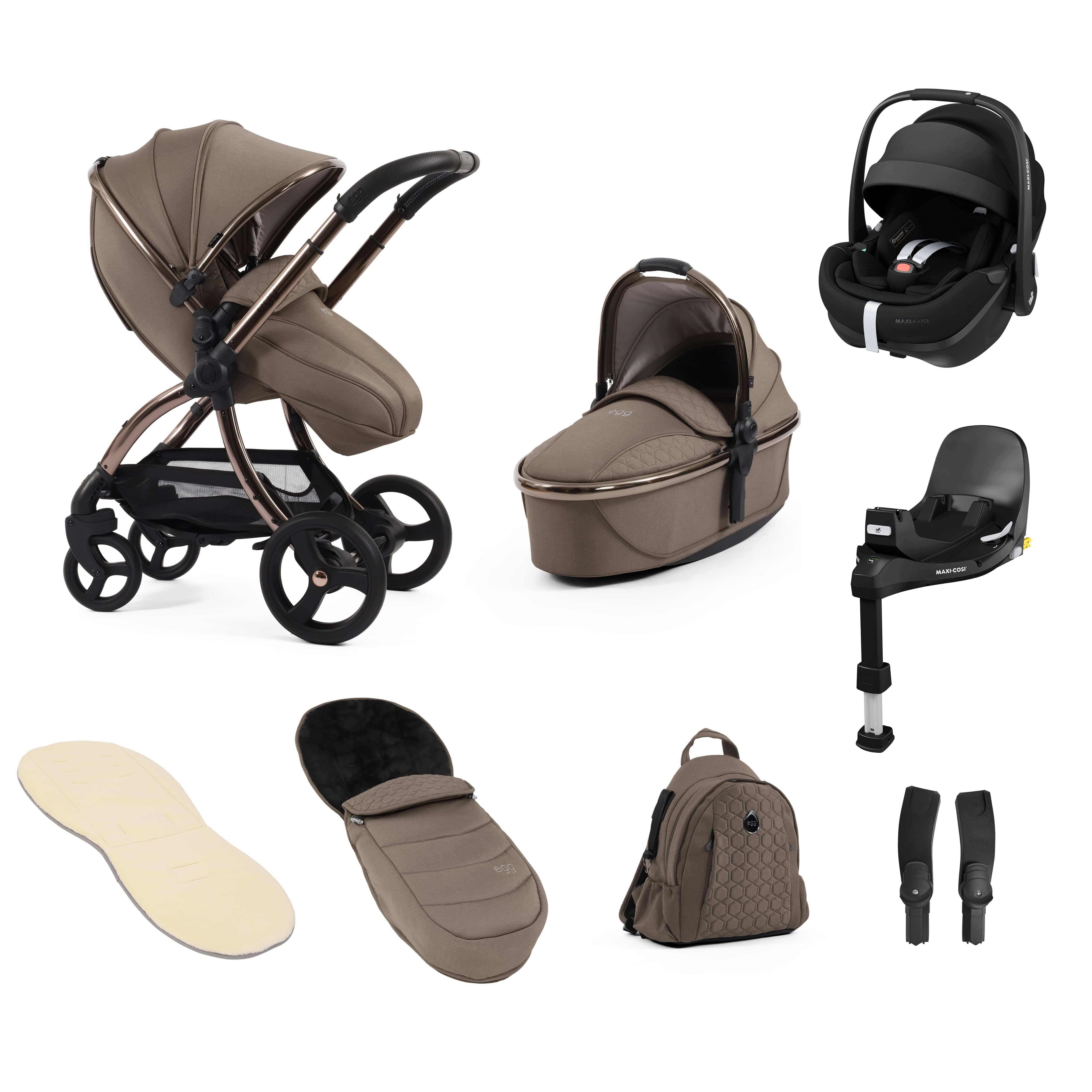 egg3 Luxury Travel System Bundle Mink Travel Systems 14863-MNK 5060711567884