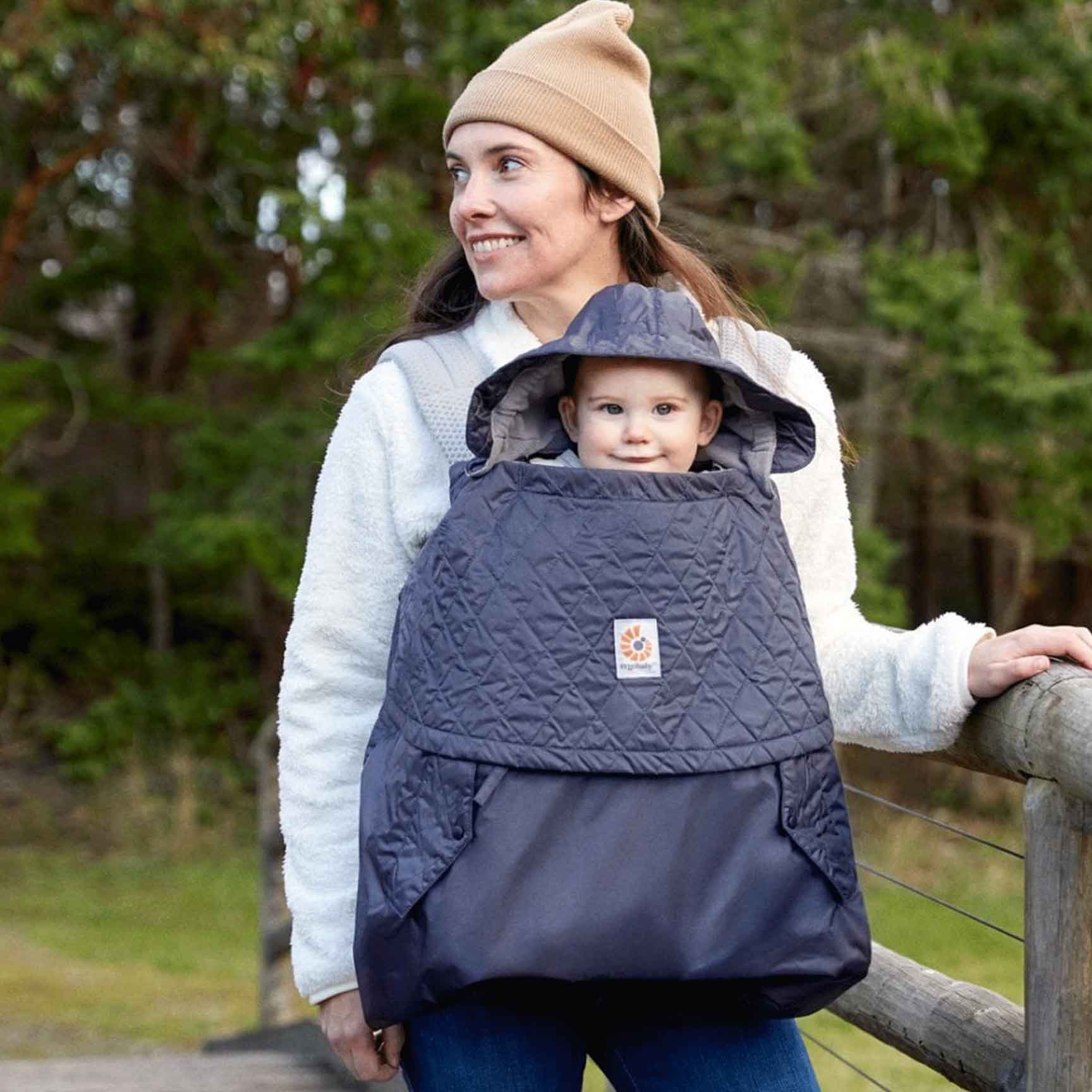 Ergobaby Carrier All Weather Cover in Charcoal Baby Carrier Accessories WCWCHAR 1220000205451