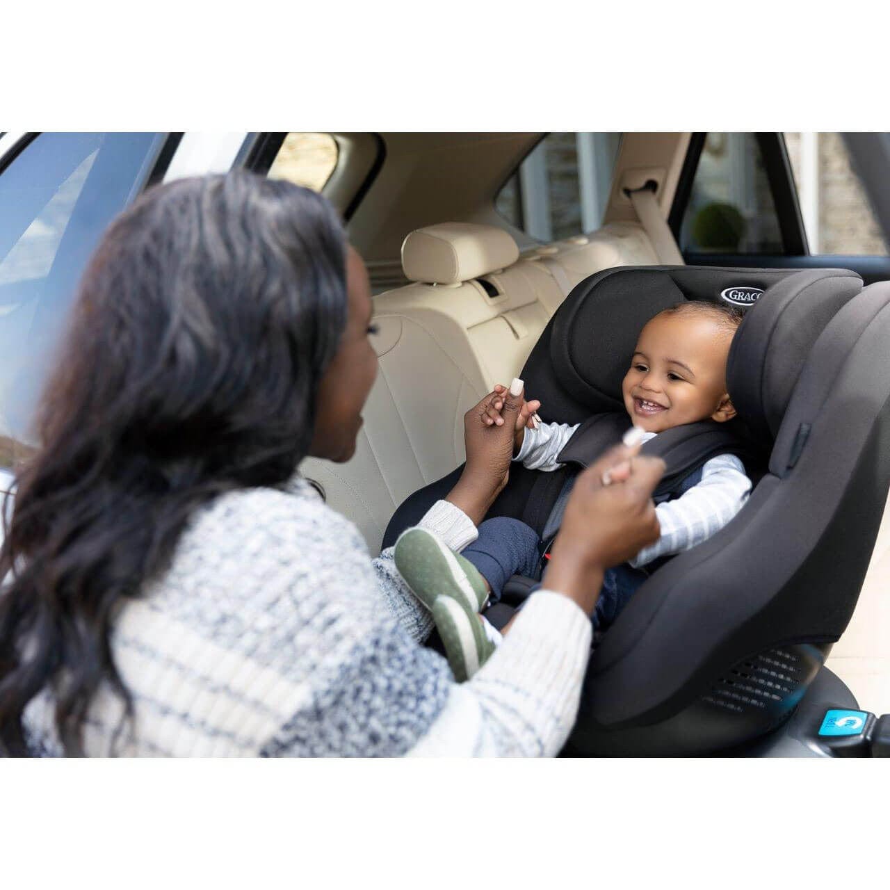 Graco Turn2Me i-Size R129 Rotating Car Seat in Midnight Toddler Car Seats GC2116ABMDN000 5060624772917