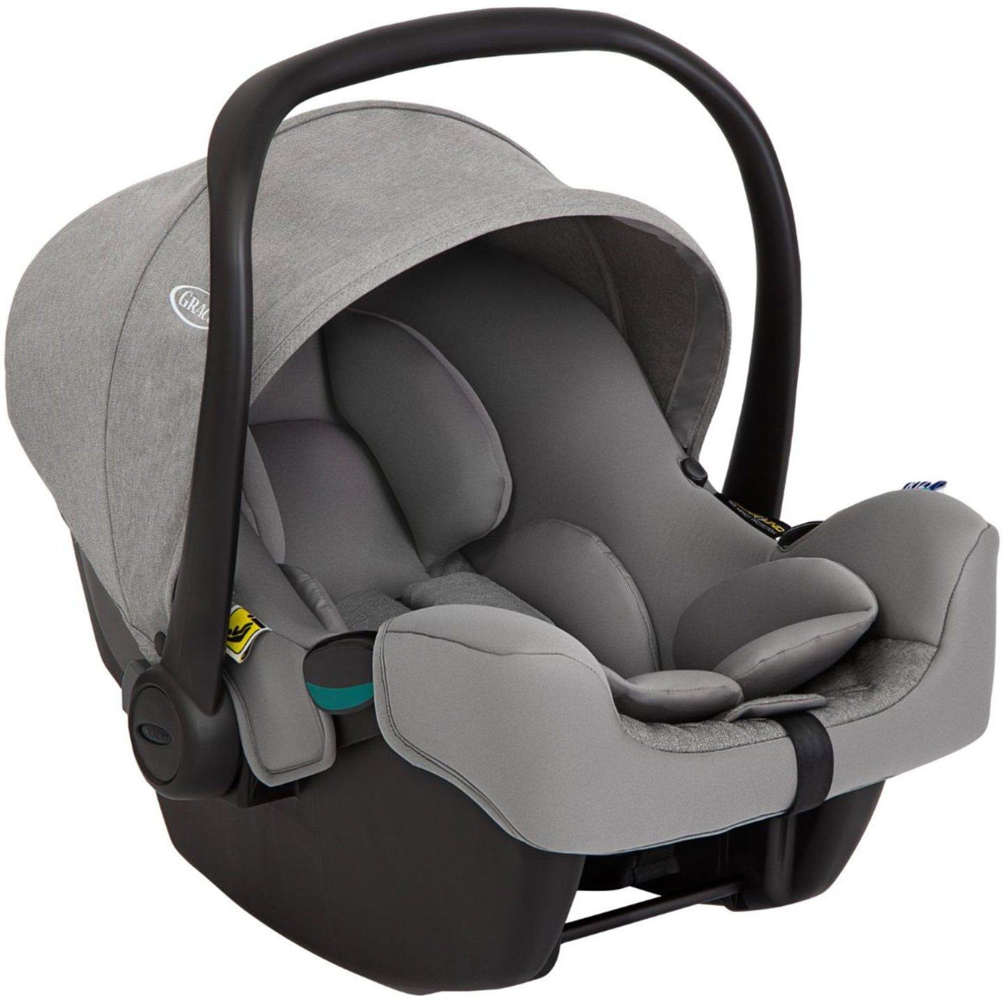 Graco Near2Me DLX Trio (Pushchair, Carrycot and Snuglite) in Ash Travel Systems GT1910AAASH000 5060624773808