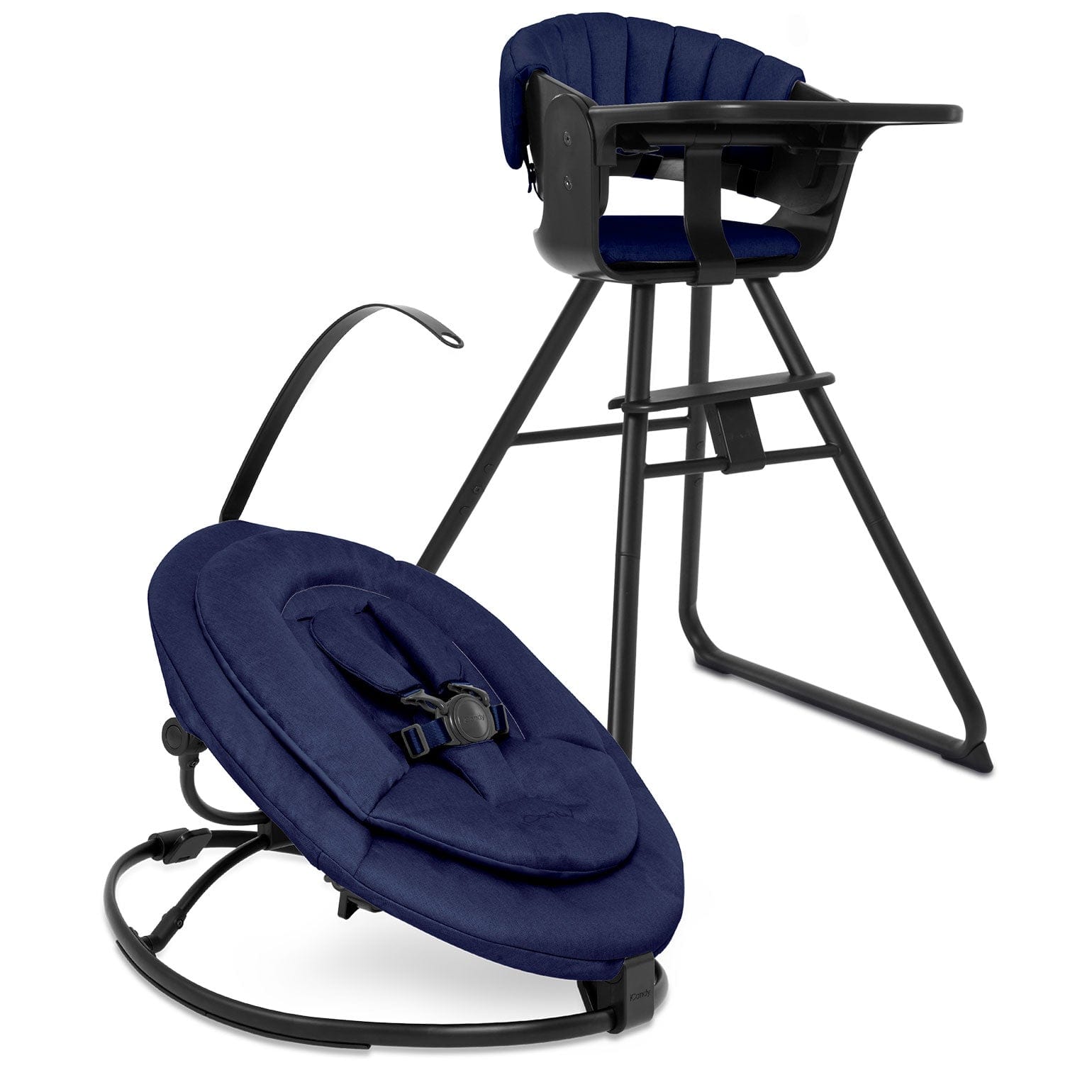 iCandy MiChair Complete Set in Black/Marine Baby Highchairs IC2793 5010334052748