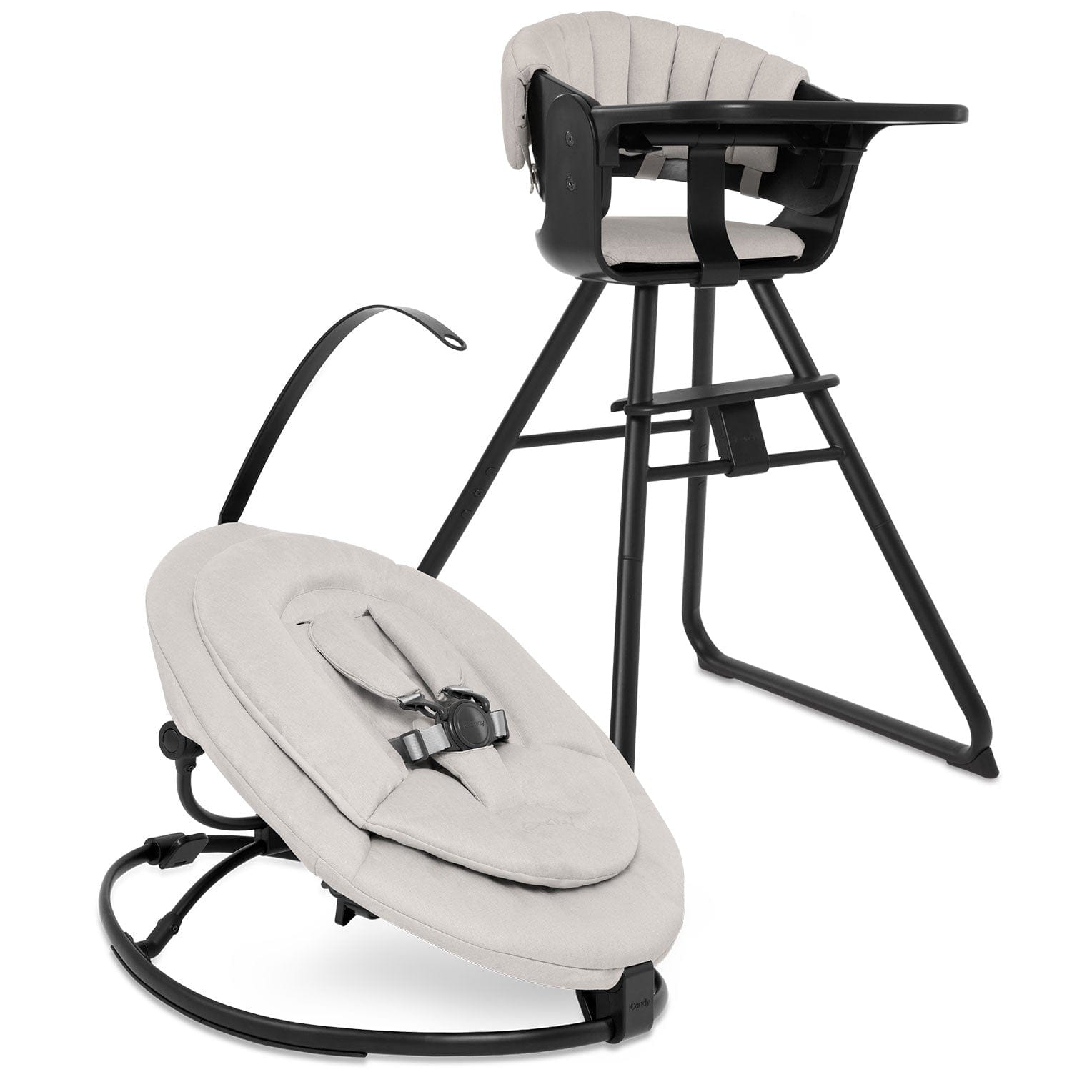 iCandy MiChair Complete Set in Black/Pearl Baby Highchairs IC2790 5010334052717