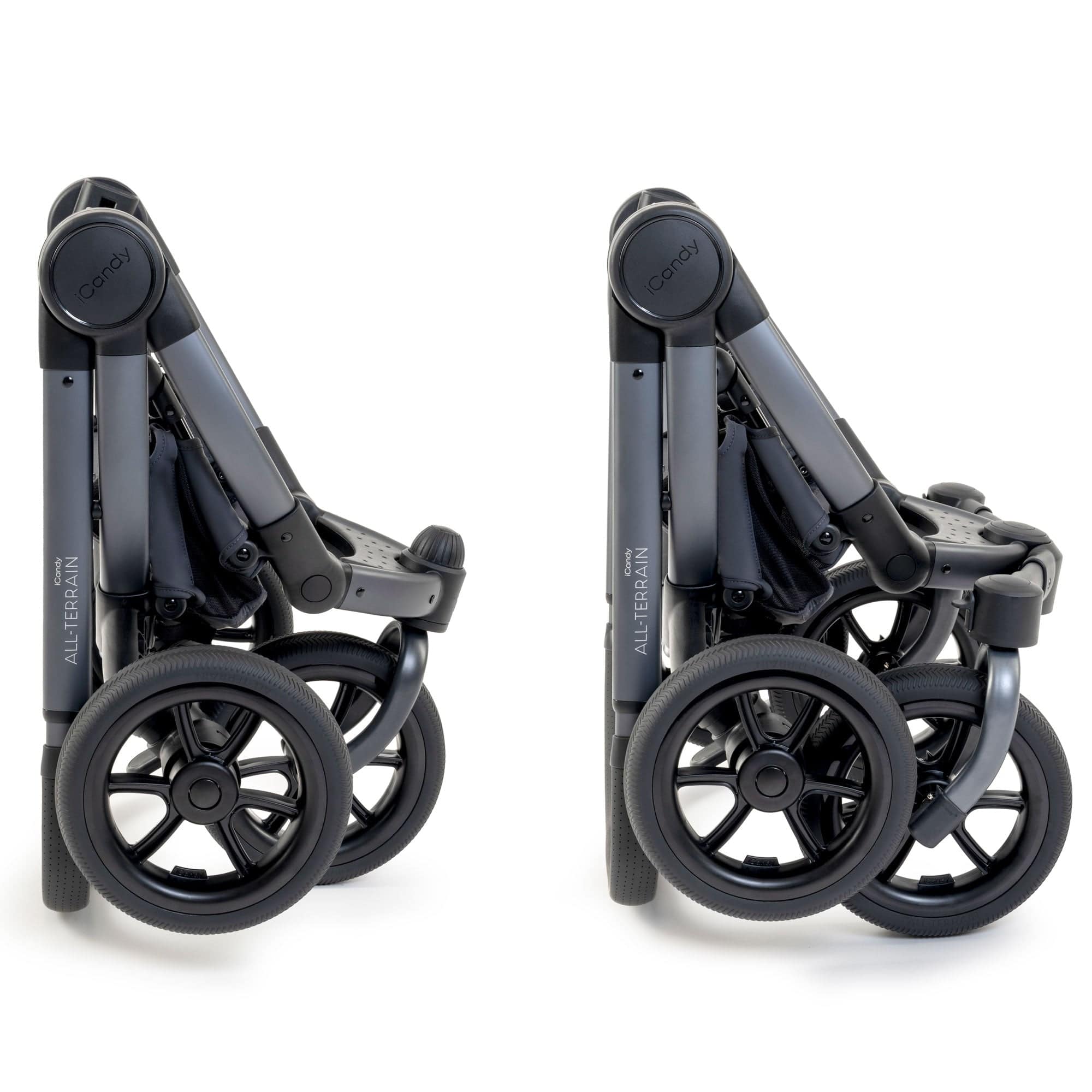 iCandy Peach 7 All Terrain Complete Twin Cocoon Bundle in Storm Baby Prams IC3091 5010334059242