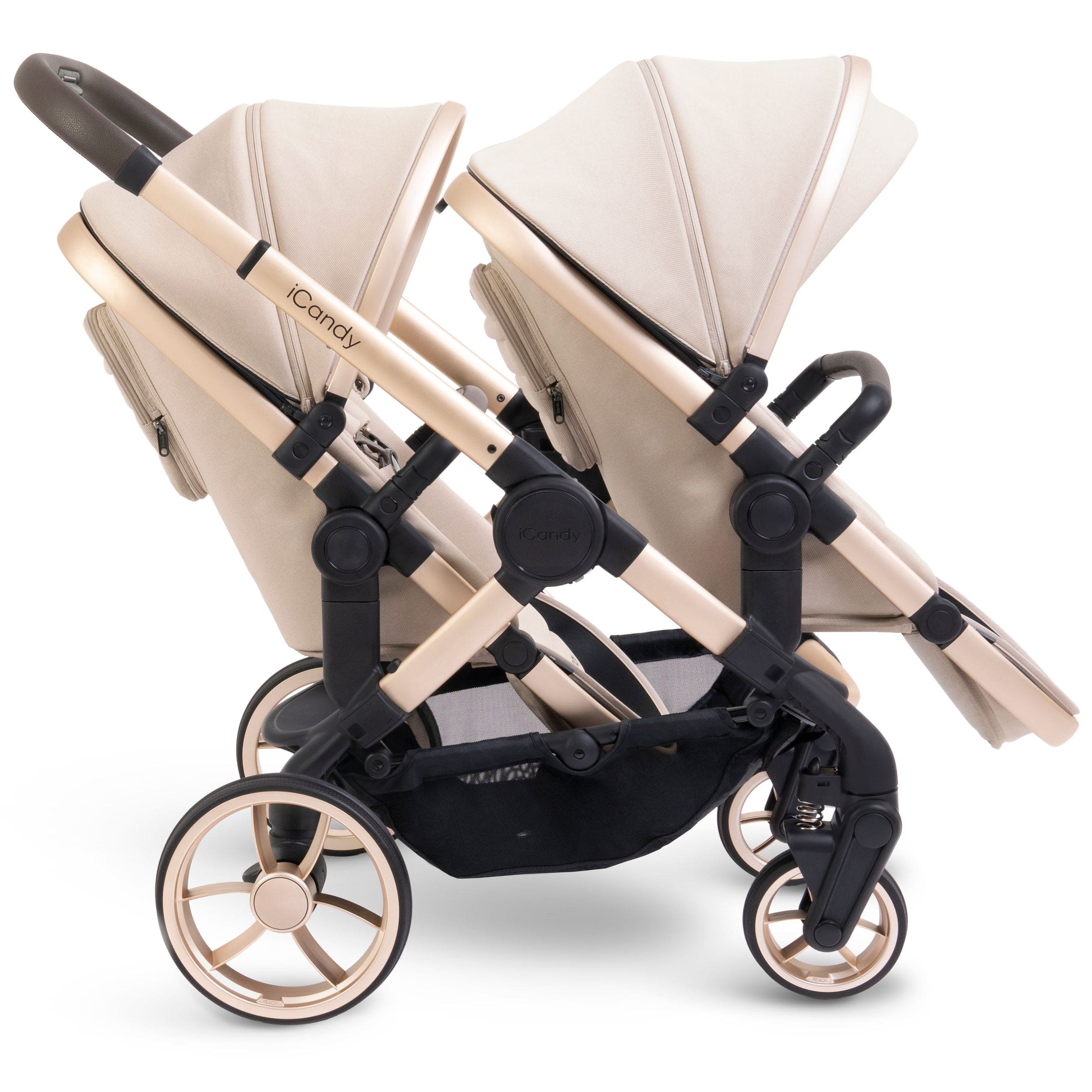 iCandy Peach 7 Twin Combo Set in Biscotti Double & Twin Prams IC2727 5010334052434