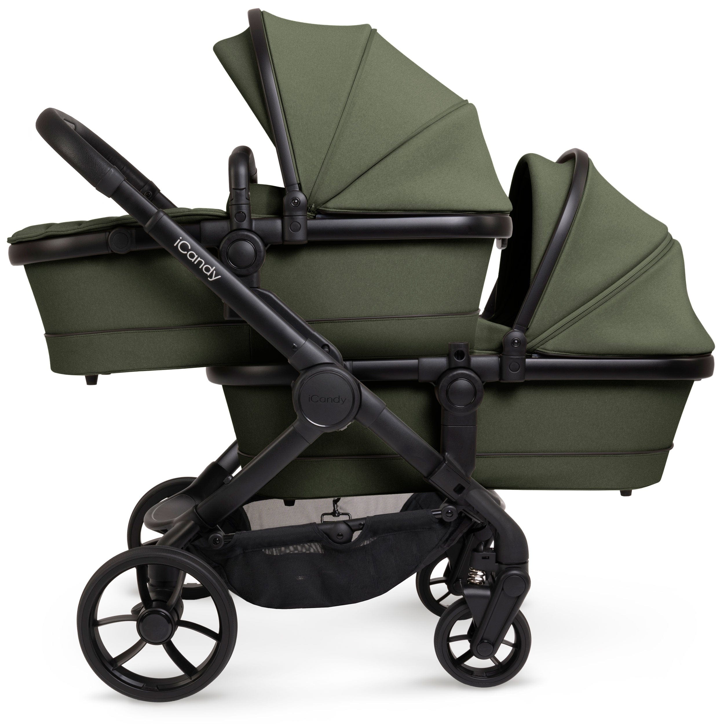 iCandy Peach 7 Twin Combo Set in Ivy Double & Twin Prams IC2927 5010334056777