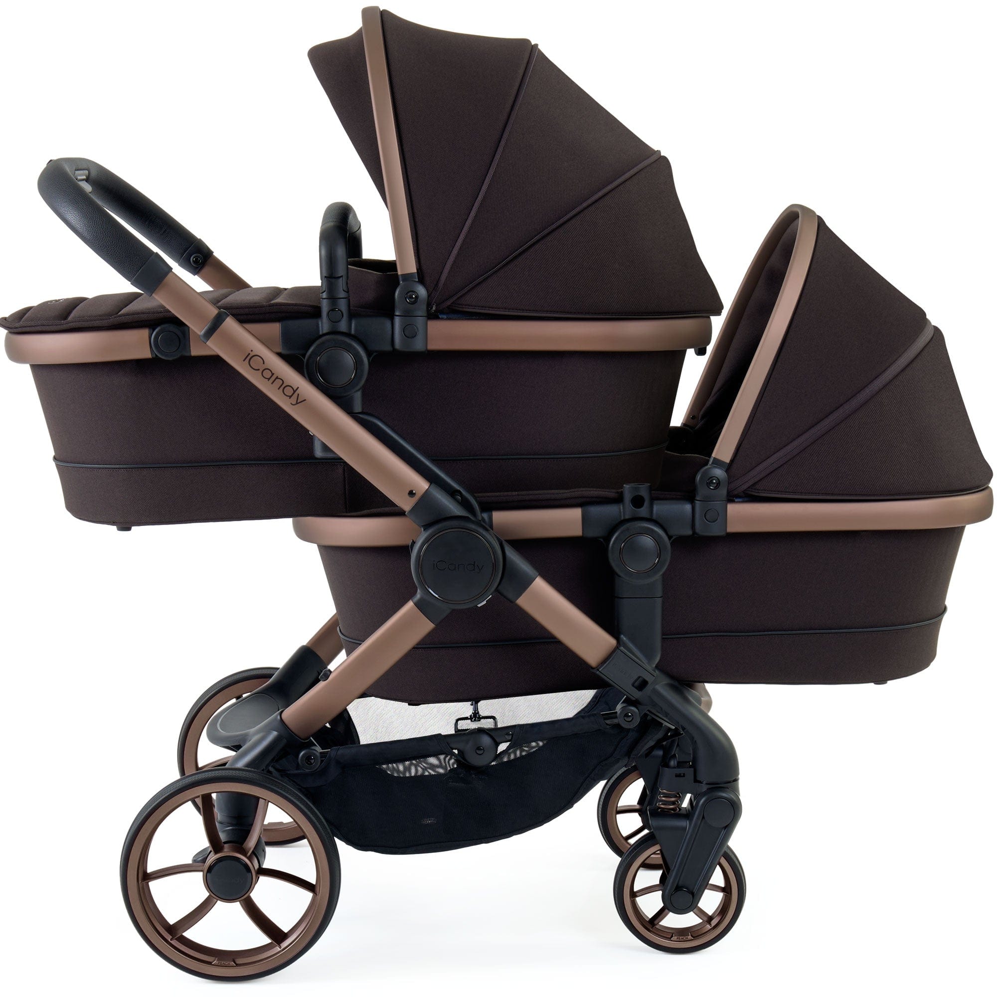 iCandy Peach 7 Twin Combo Set in Pecan Double & Twin Prams IC3128 5010334059686