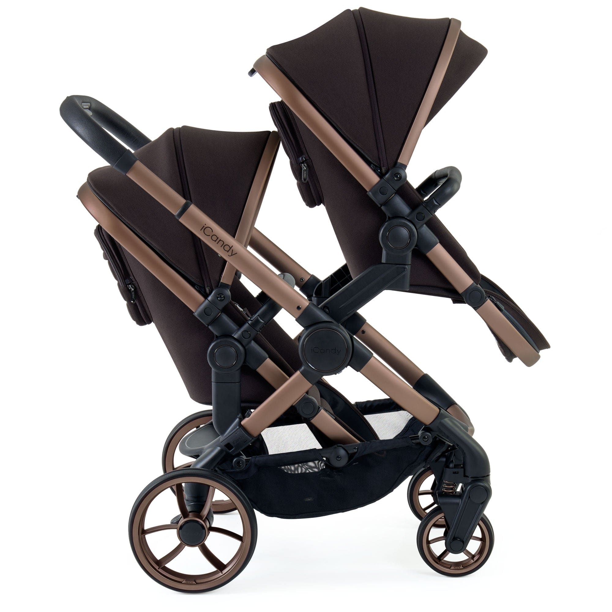 iCandy Peach 7 Twin Combo Set in Pecan Double & Twin Prams IC3128 5010334059686