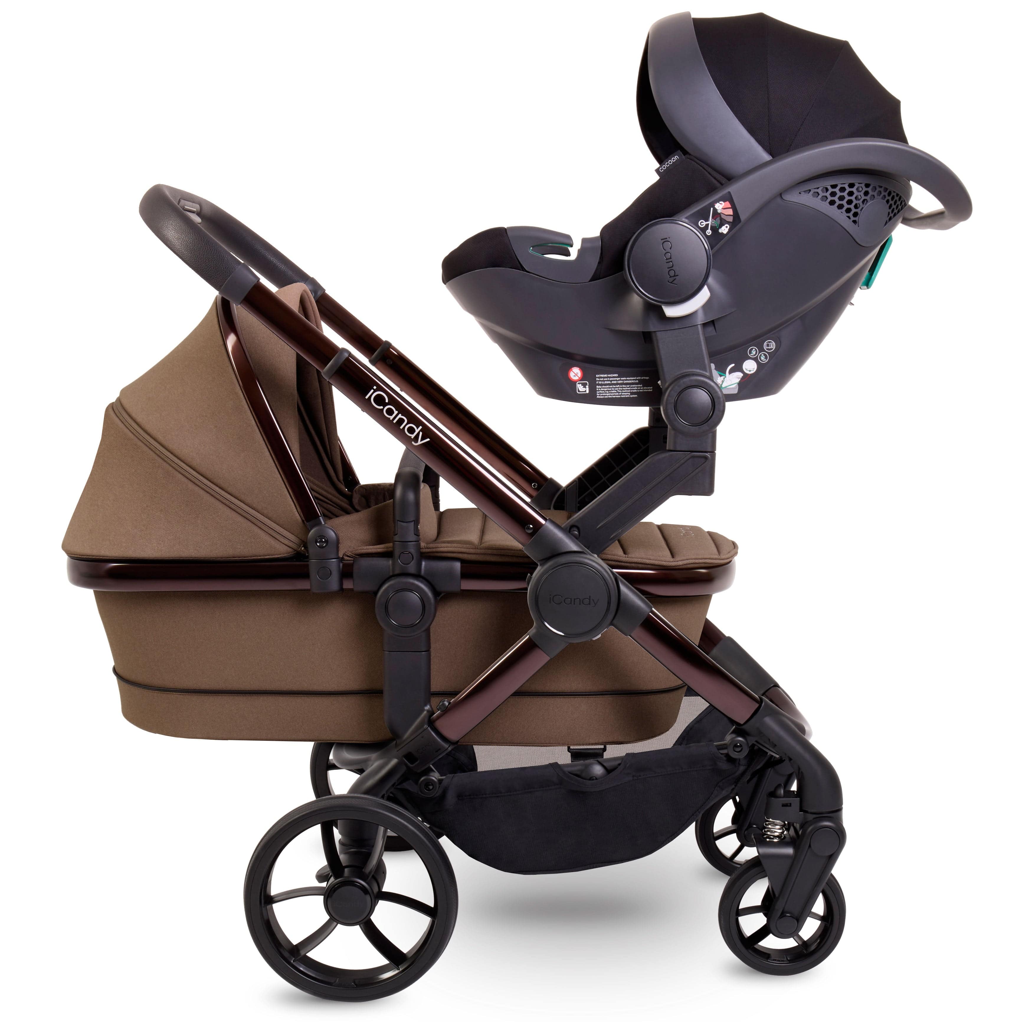 iCandy Peach 7 Double Complete Bundle in Coco Pram Bundles IC3037 5010334058597