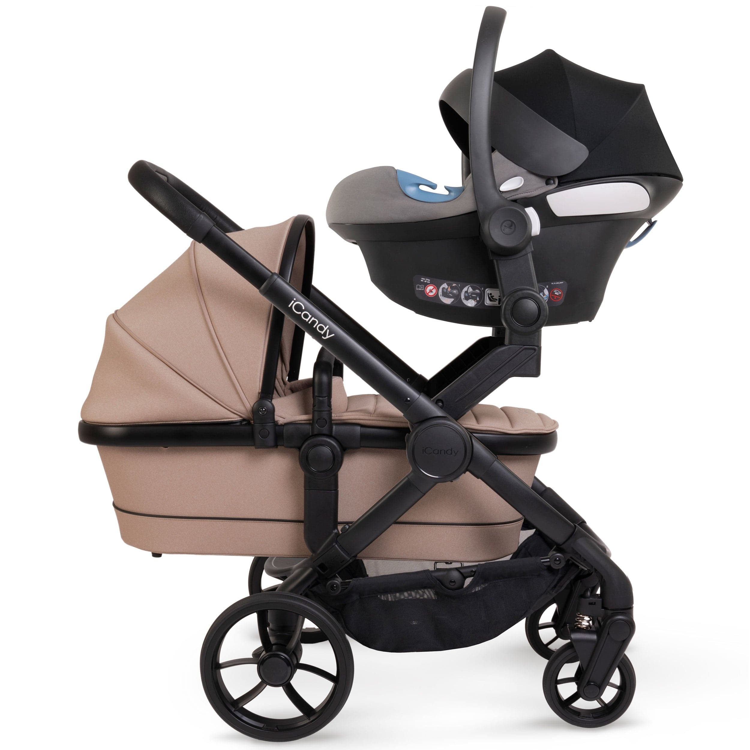 iCandy Peach 7 Double Complete Bundle in Cookie Pram Bundles IC3034 5010334058566