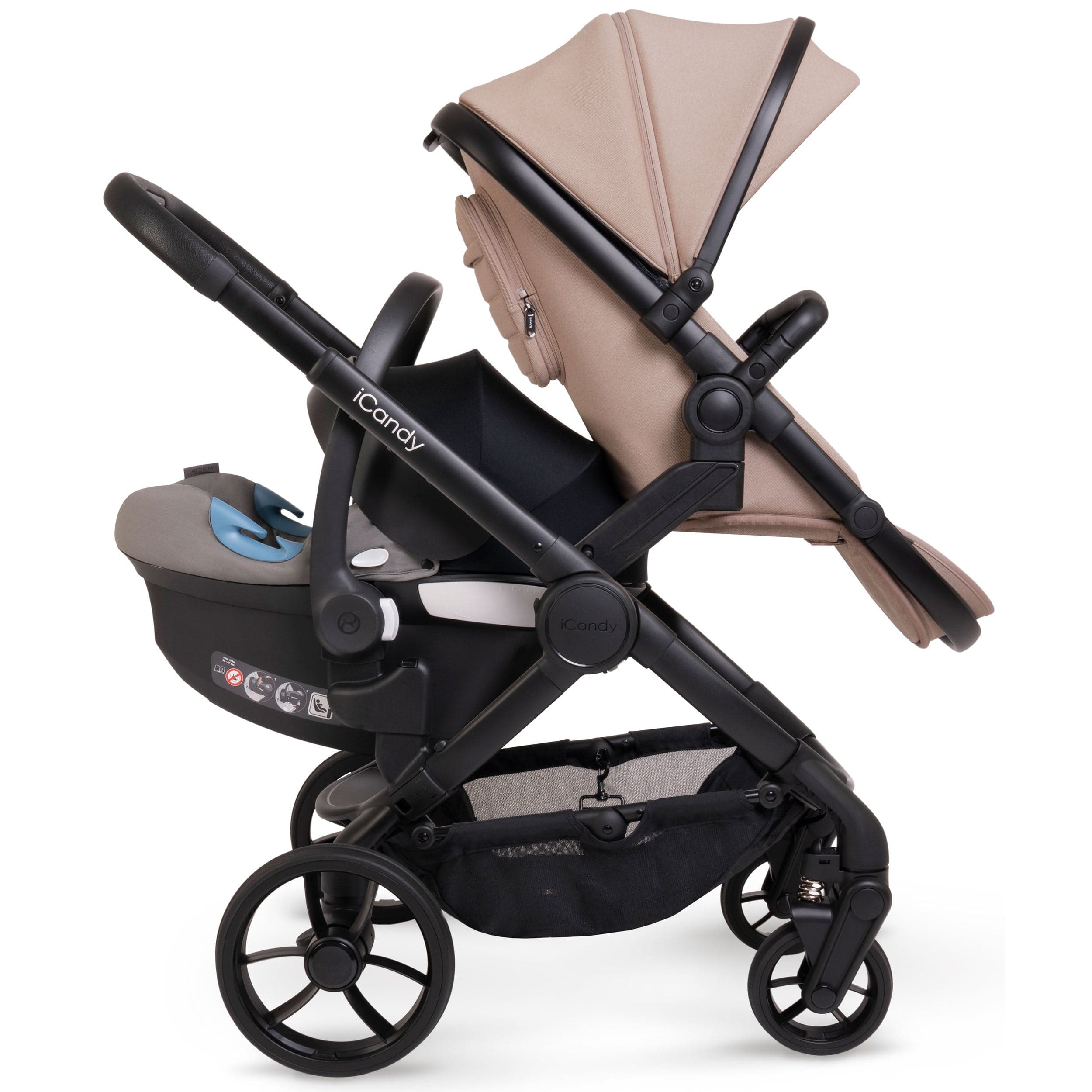 iCandy Peach 7 Double Complete Bundle in Cookie Pram Bundles IC3034 5010334058566