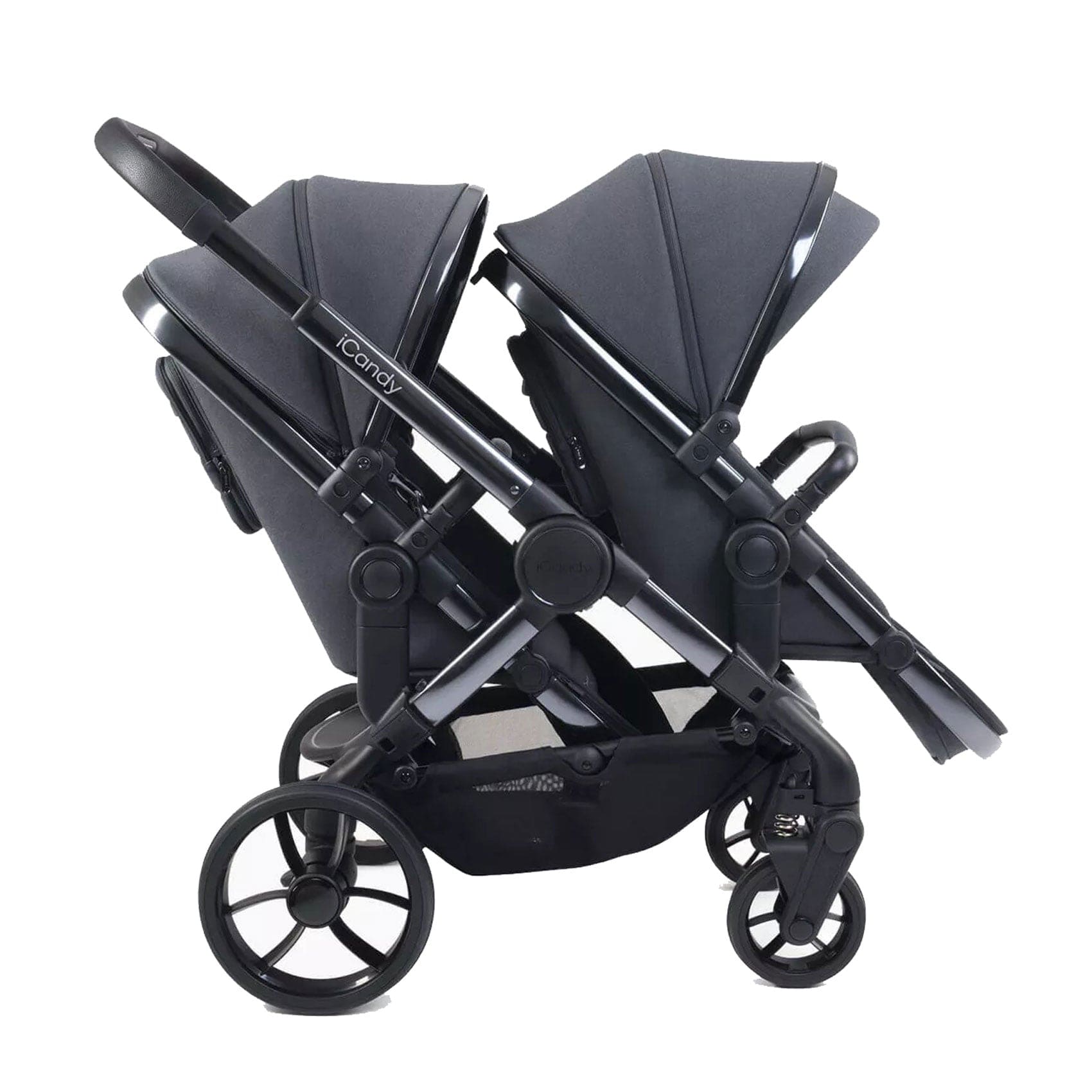 iCandy Peach 7 Double Complete Bundle in Dark Grey Pram Bundles IC3030 5010334058528