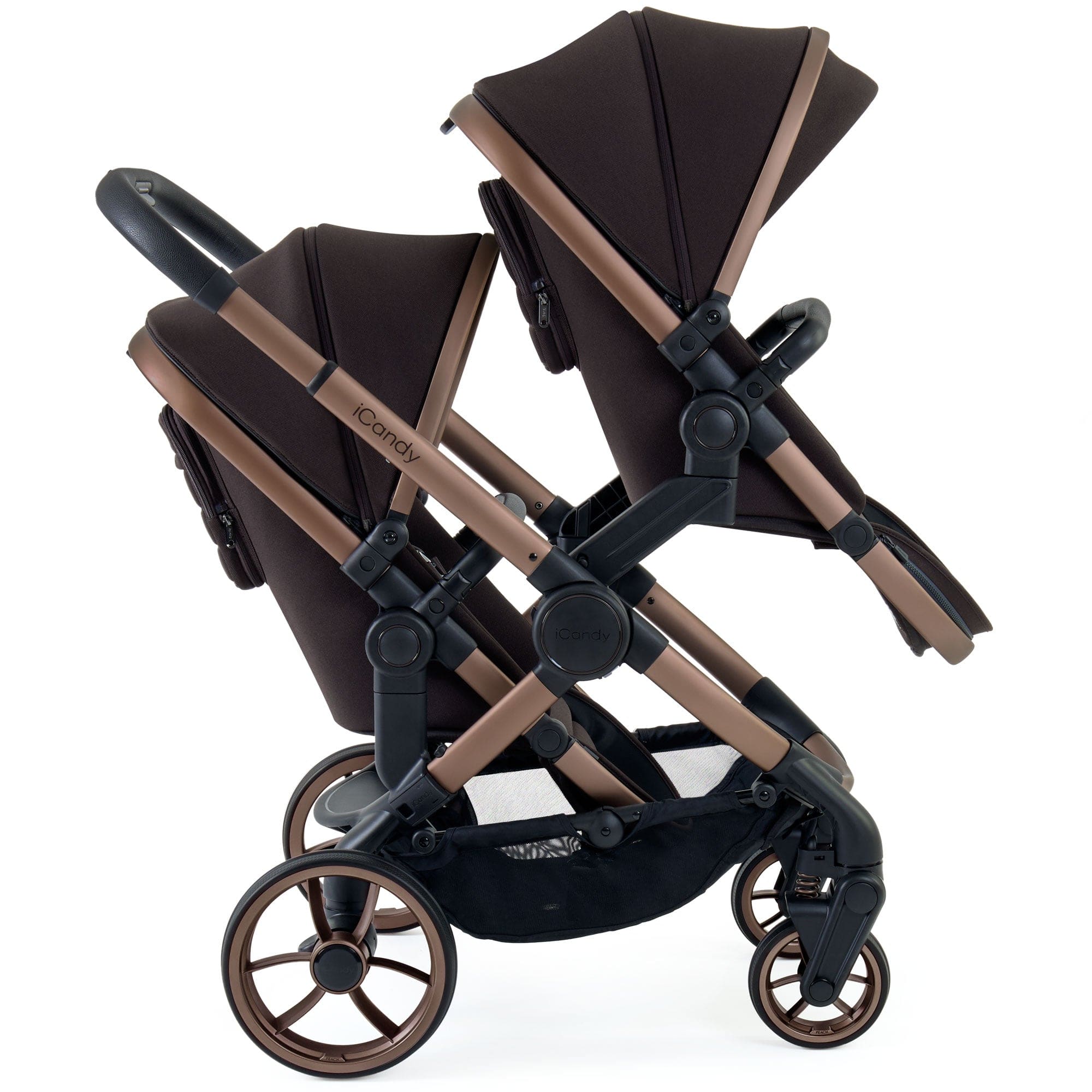 iCandy Peach 7 Double Complete Bundle in Pecan Pram Bundles IC3140 5010334060569